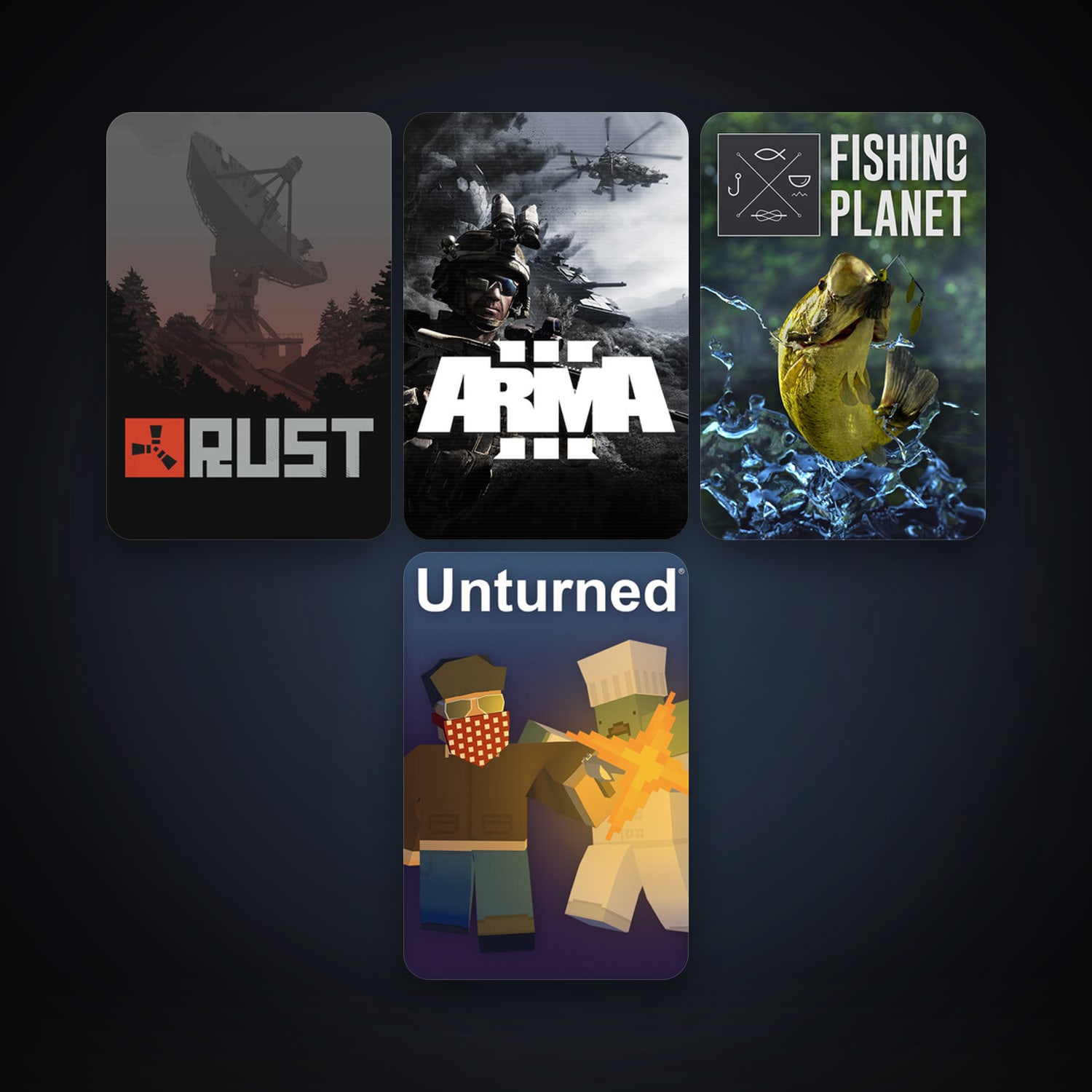 Arma 3 + Rust, 19 games, clean — HabibiAccounts