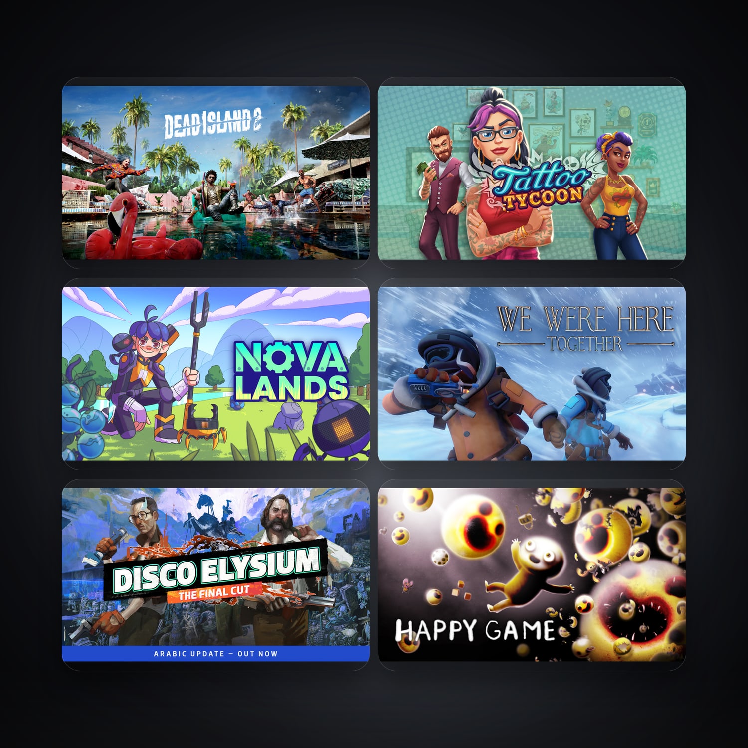 Dead Island 2 & Tattoo Tycoon | 6 Games — HabibiAccounts
