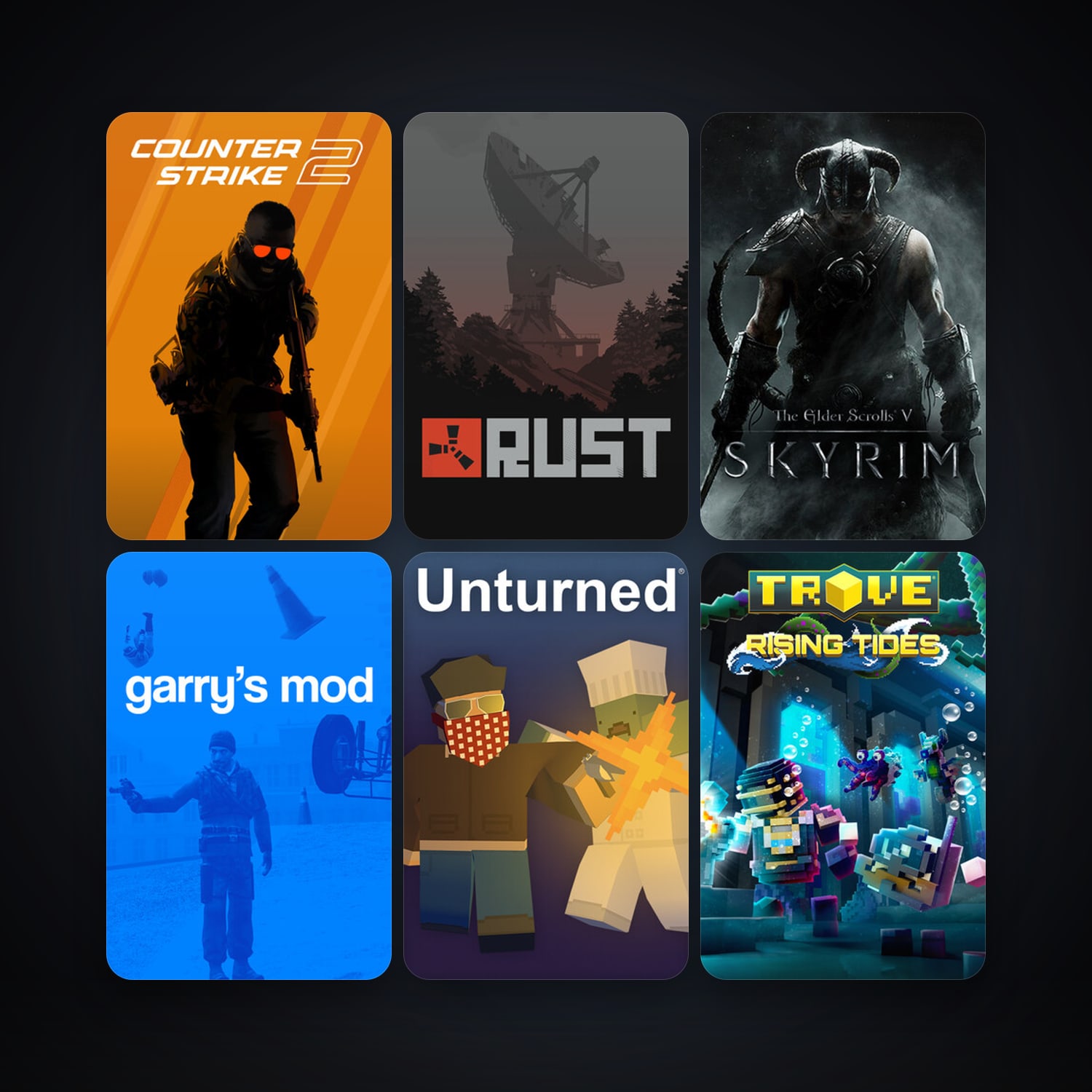 CS2 Prime + Garry's Mod, 22 games, Steam 10, clean — HabibiAccounts