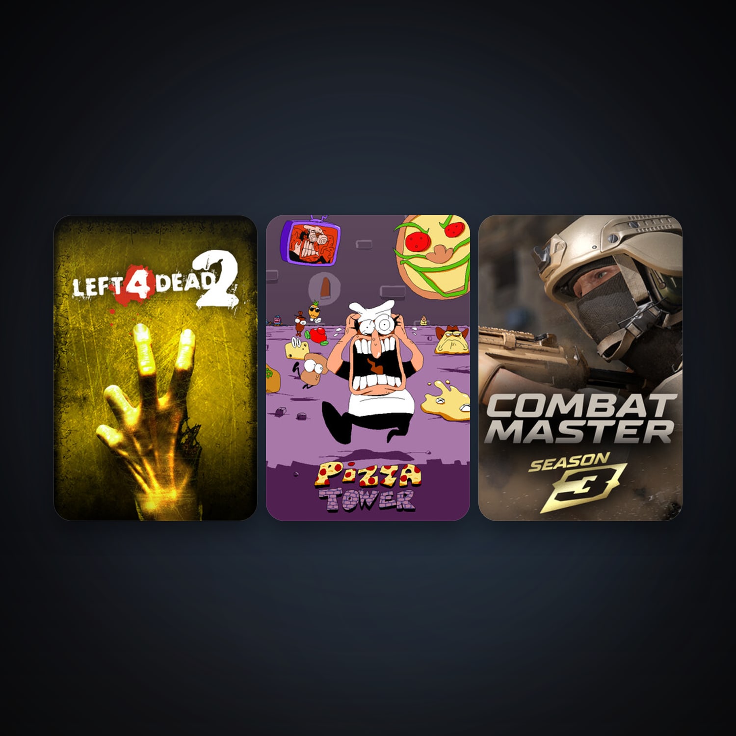 Left 4 Dead 2 + Pizza Tower, 8 games, clean — HabibiAccounts