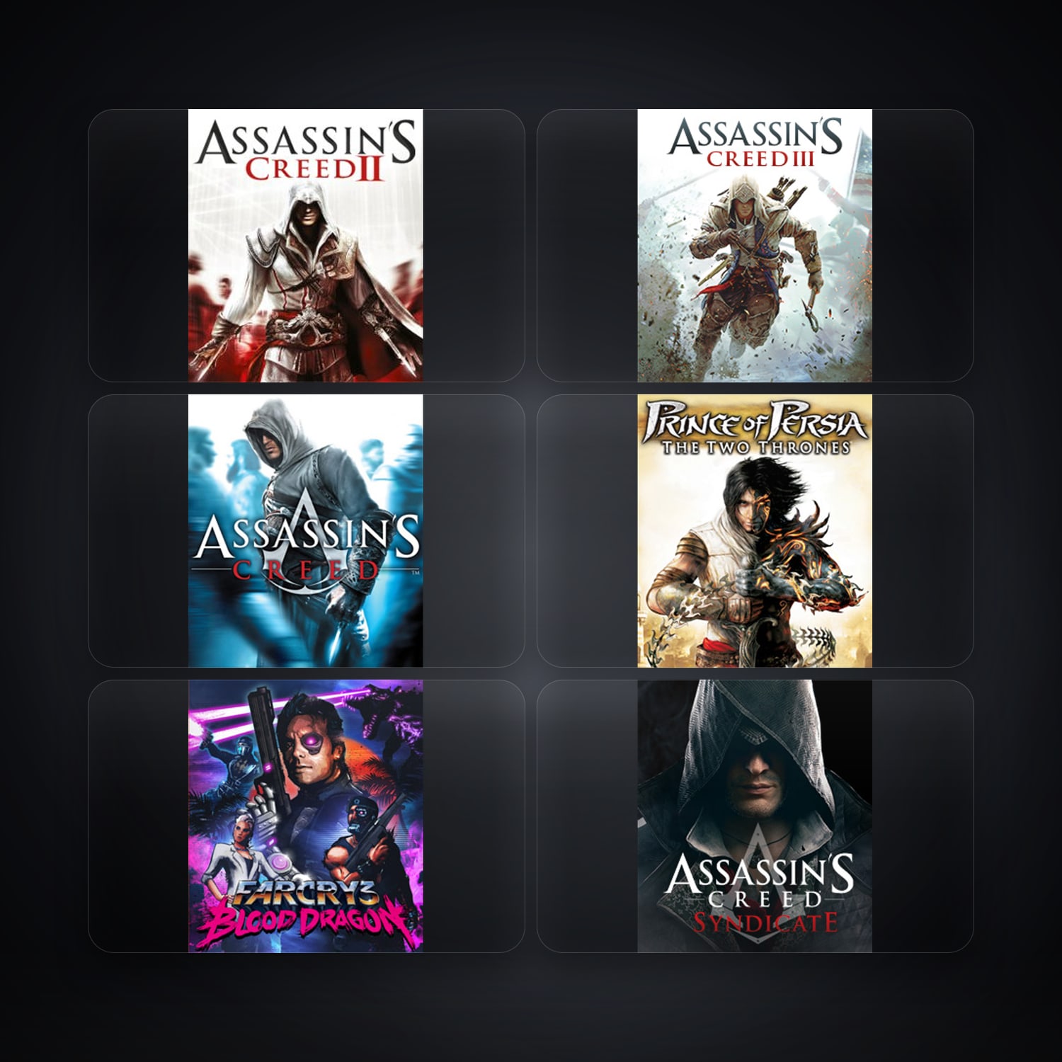 Assassin's Creed II & Assassin's Creed III | 6 Games — HabibiAccounts
