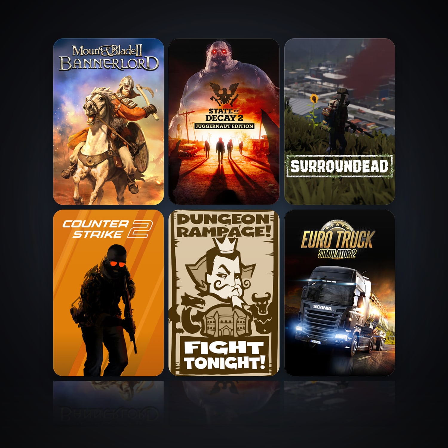 Mount & Blade II: Bannerlord & State of Decay 2: Juggernaut Edition | Level 11 | 30 Games | Clean — HabibiAccounts