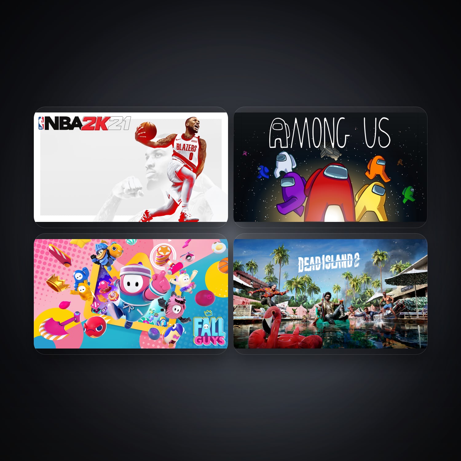 Epic NBA 2K21 + Among Us — PH — 5 games — HabibiAccounts