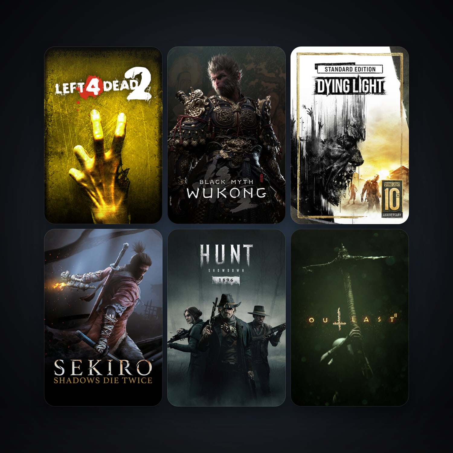 Left 4 Dead 2 + Dying Light, 11 games, clean — HabibiAccounts