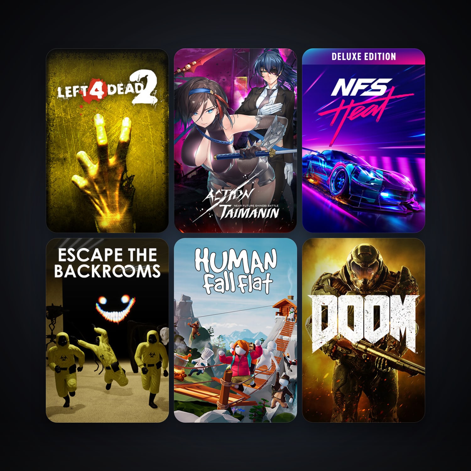 Left 4 Dead 2 & Action Taimanin | 20 Games | Clean — HabibiAccounts