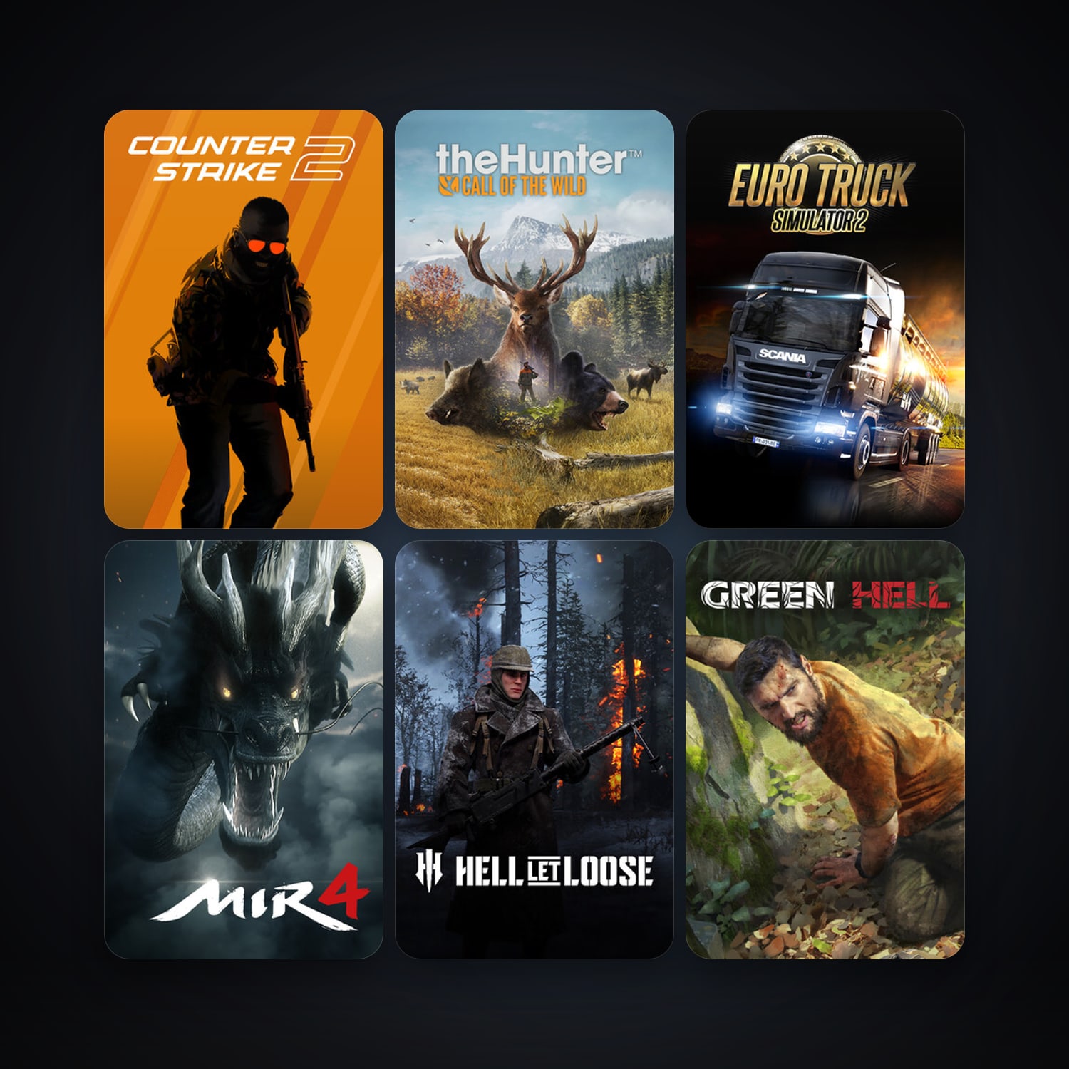 CS2 Prime + Euro Truck Simulator 2, 50 games, Steam 20, clean — HabibiAccounts