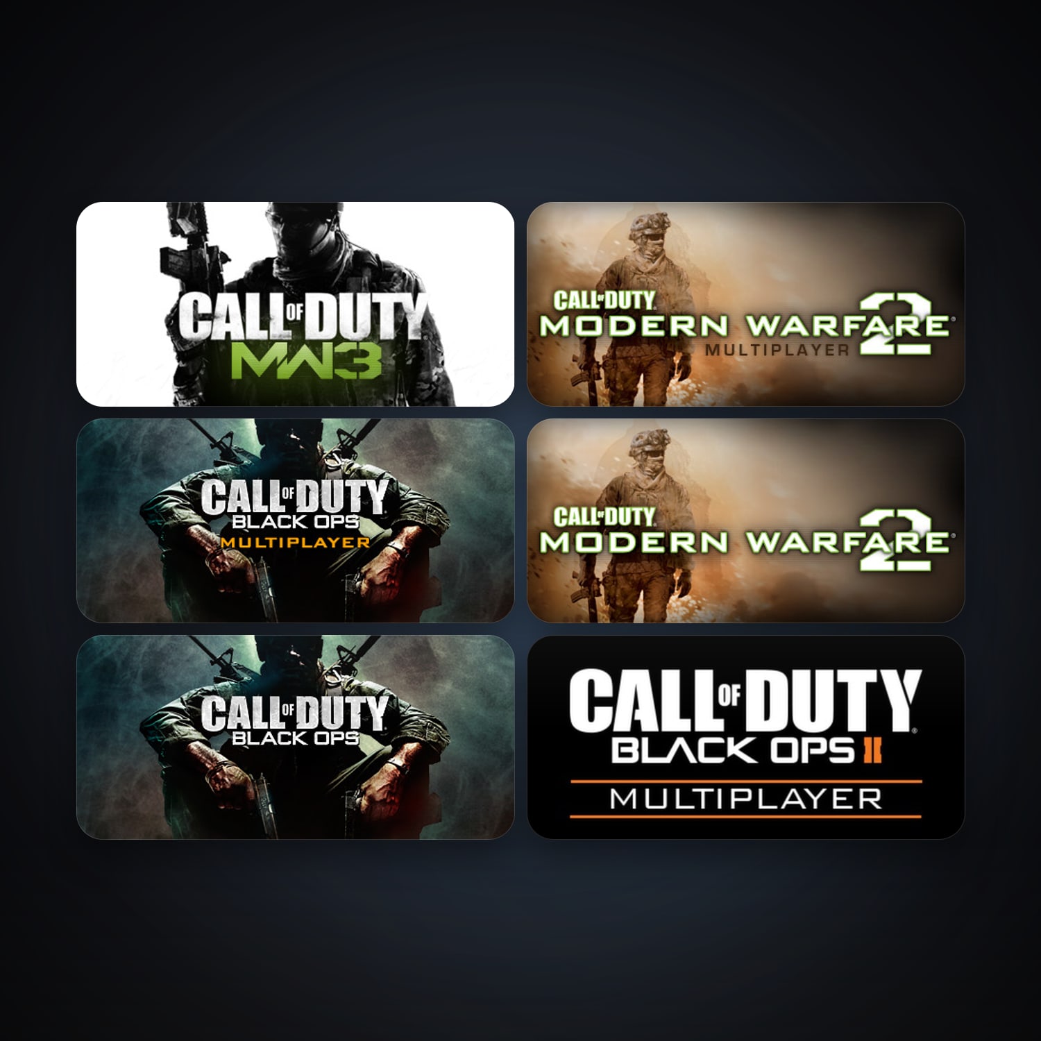 Steam account: Call of Duty: Modern Warfare 2 (2009) + Call of Duty: Modern Warfare 2 - Multiplayer (2009)… — HabibiAccounts