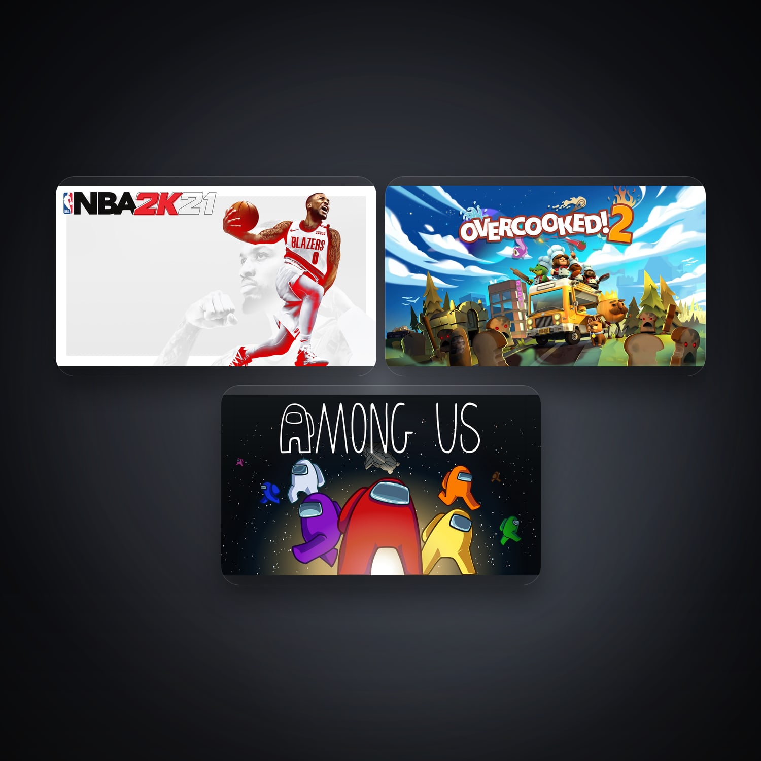 Epic NBA 2K21 + Overcooked! 2 — MY — 3 games — HabibiAccounts