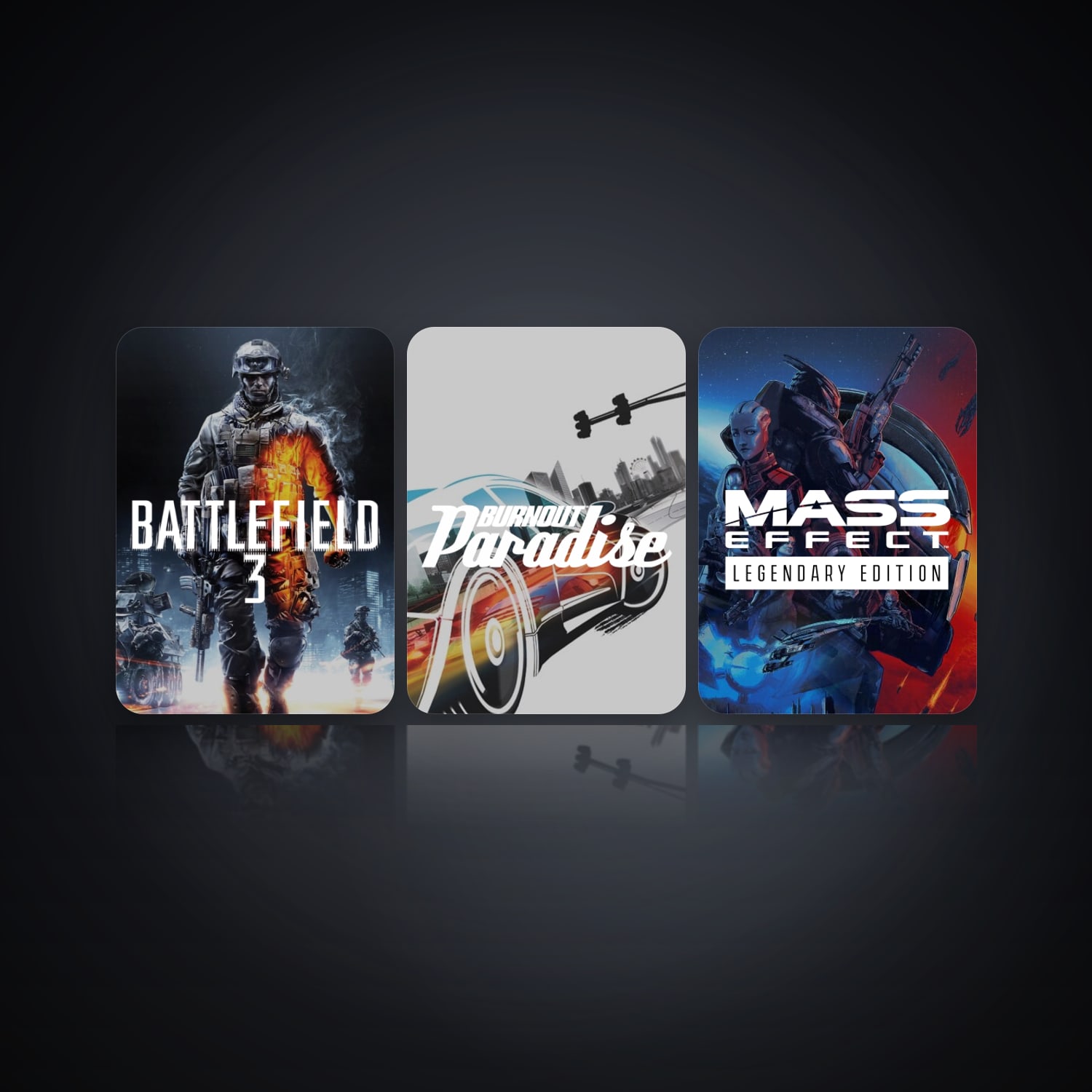 Battlefield 3 & Burnout Paradise | 3 Games — HabibiAccounts