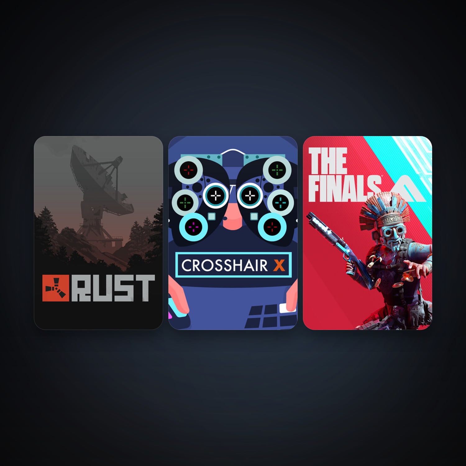 Rust + Crosshair X, 6 games, Steam 11, clean — HabibiAccounts