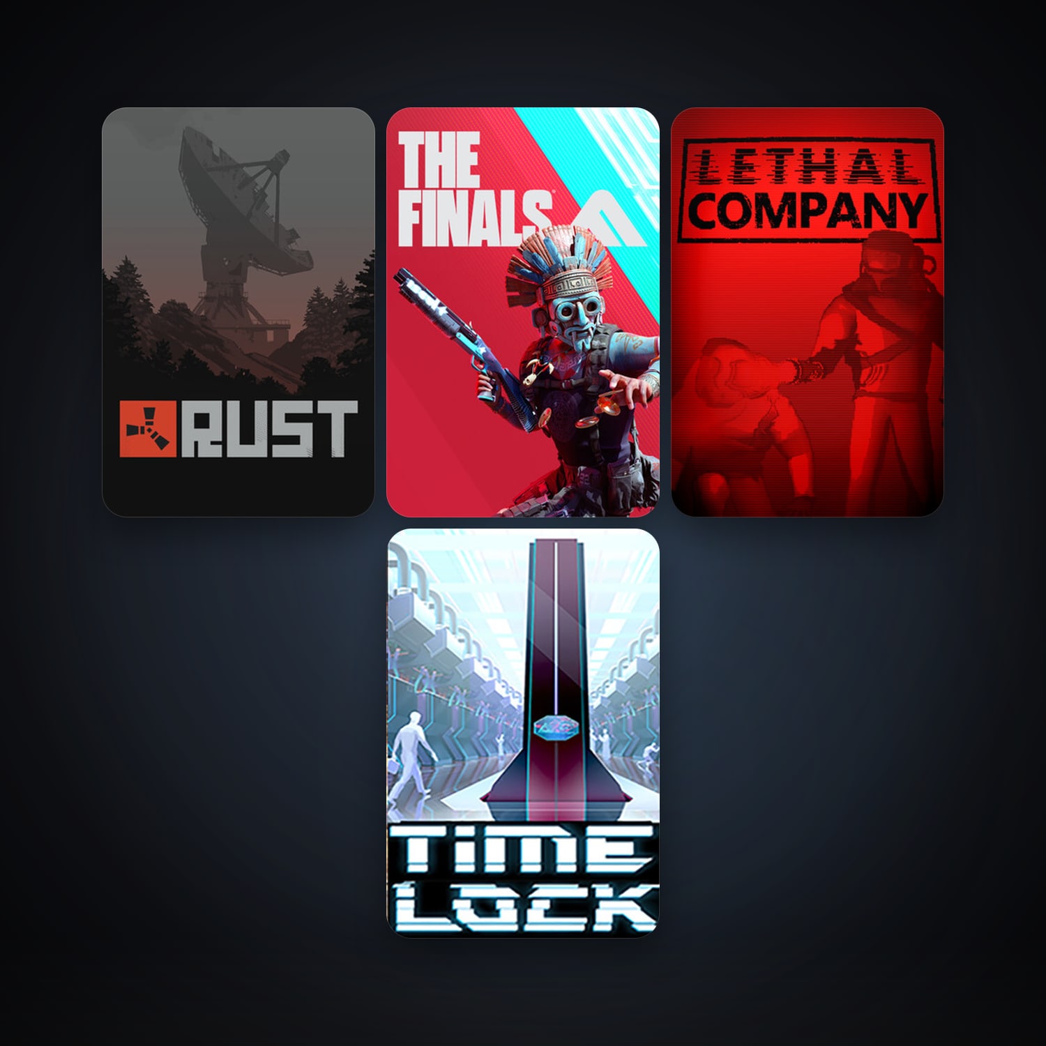 Rust + Time Lock VR 1, 6 games, clean — HabibiAccounts