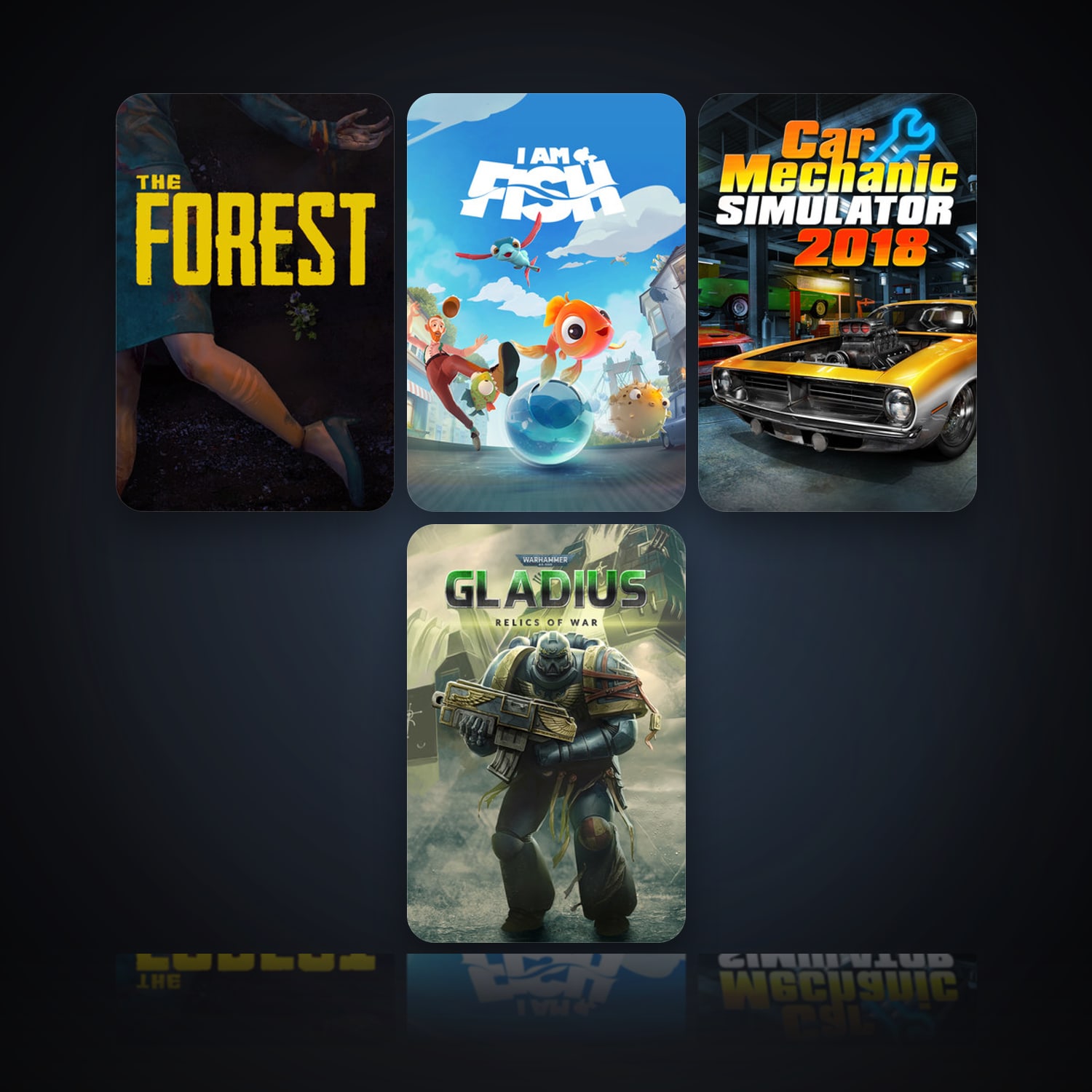 The Forest & TBH: Task Bar Hero | Clean — HabibiAccounts