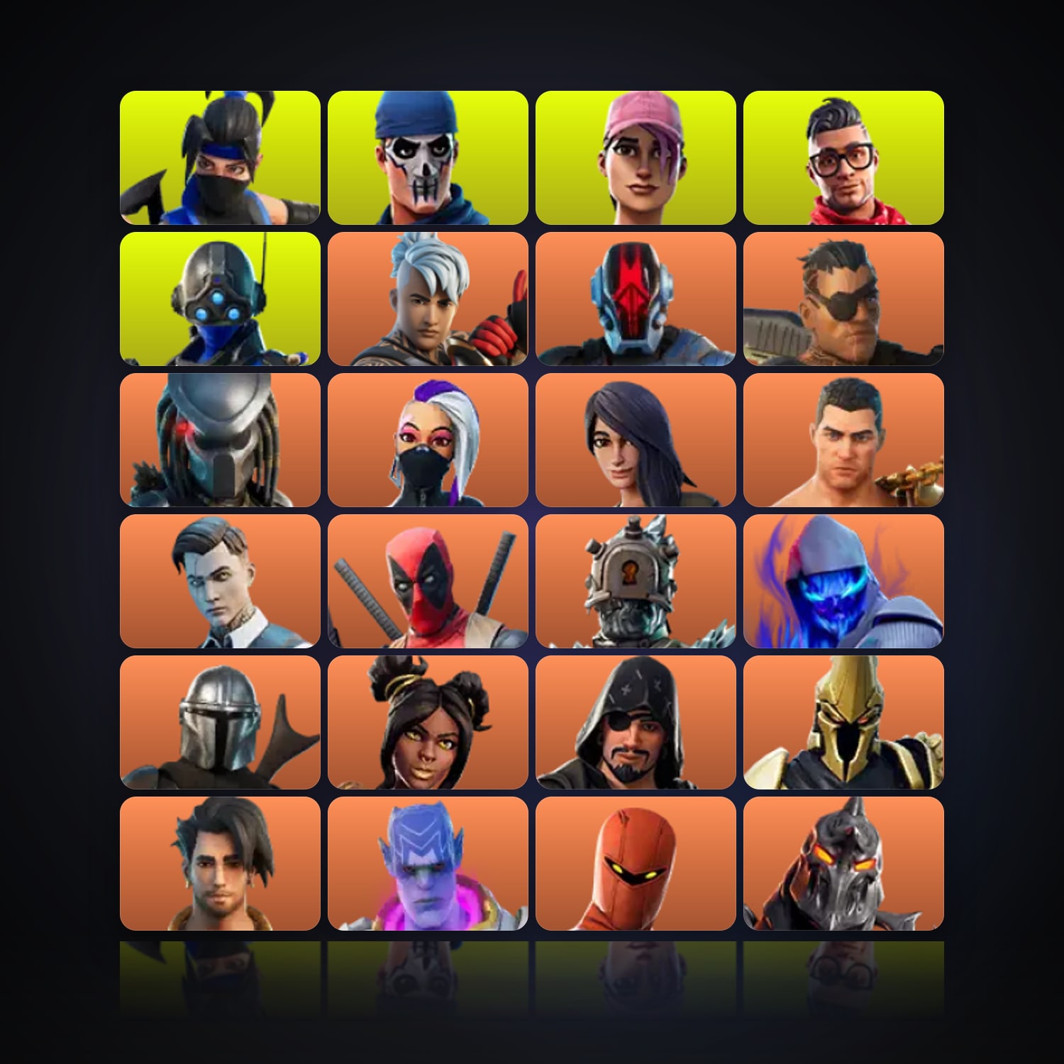 Fortnite | 117 Skins | 50 V-Bucks | Level 1735 | 137 Wins — HabibiAccounts