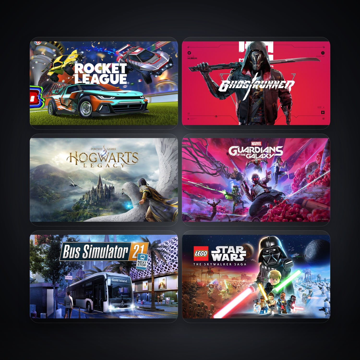 Rocket League & Ghostrunner | 6 Games — HabibiAccounts