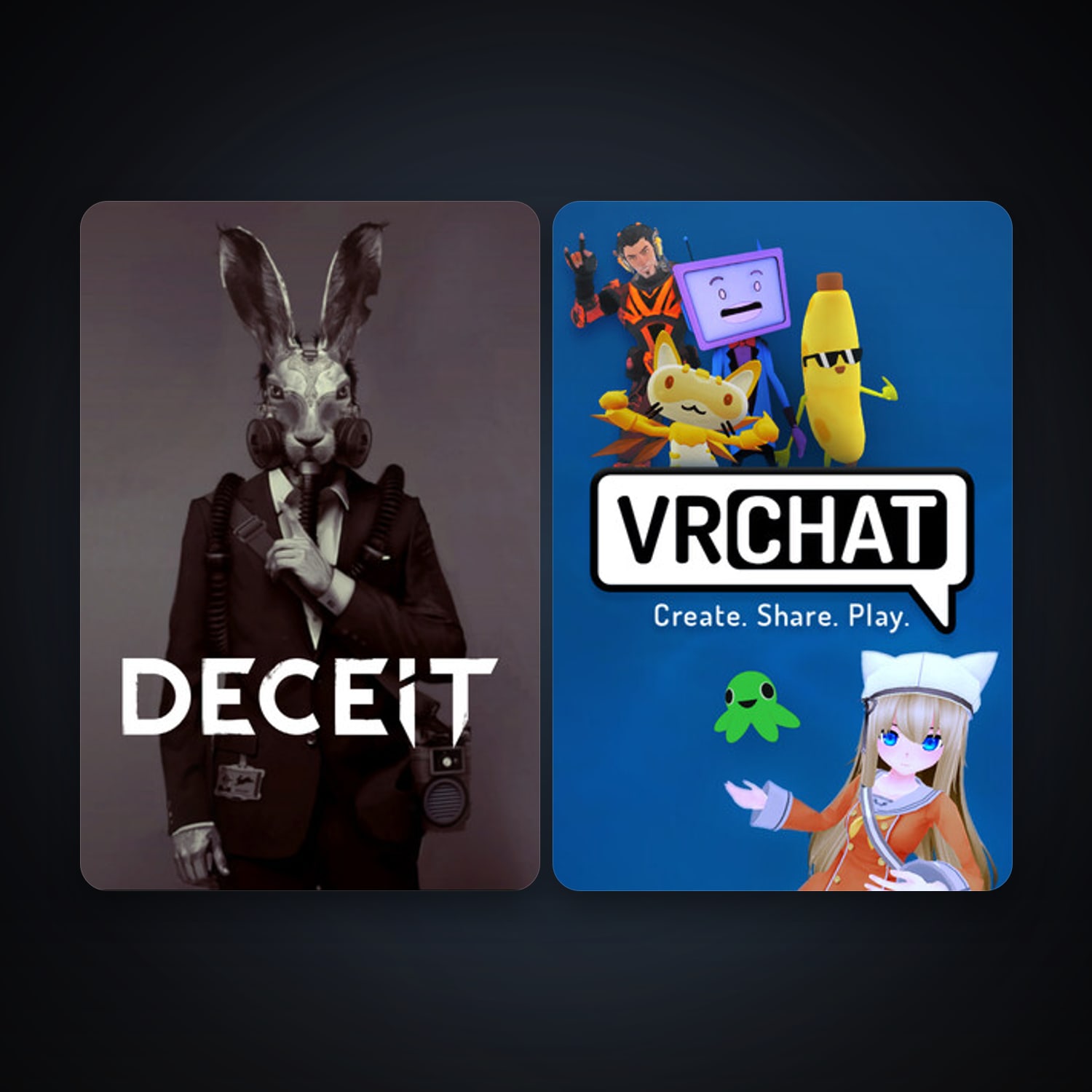 VRChat + Deceit, 4 games, clean — HabibiAccounts