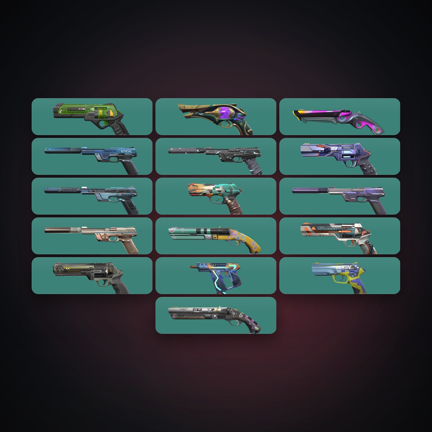 EU Plat 2 locker — 16 skins, lvl 185 — HabibiAccounts