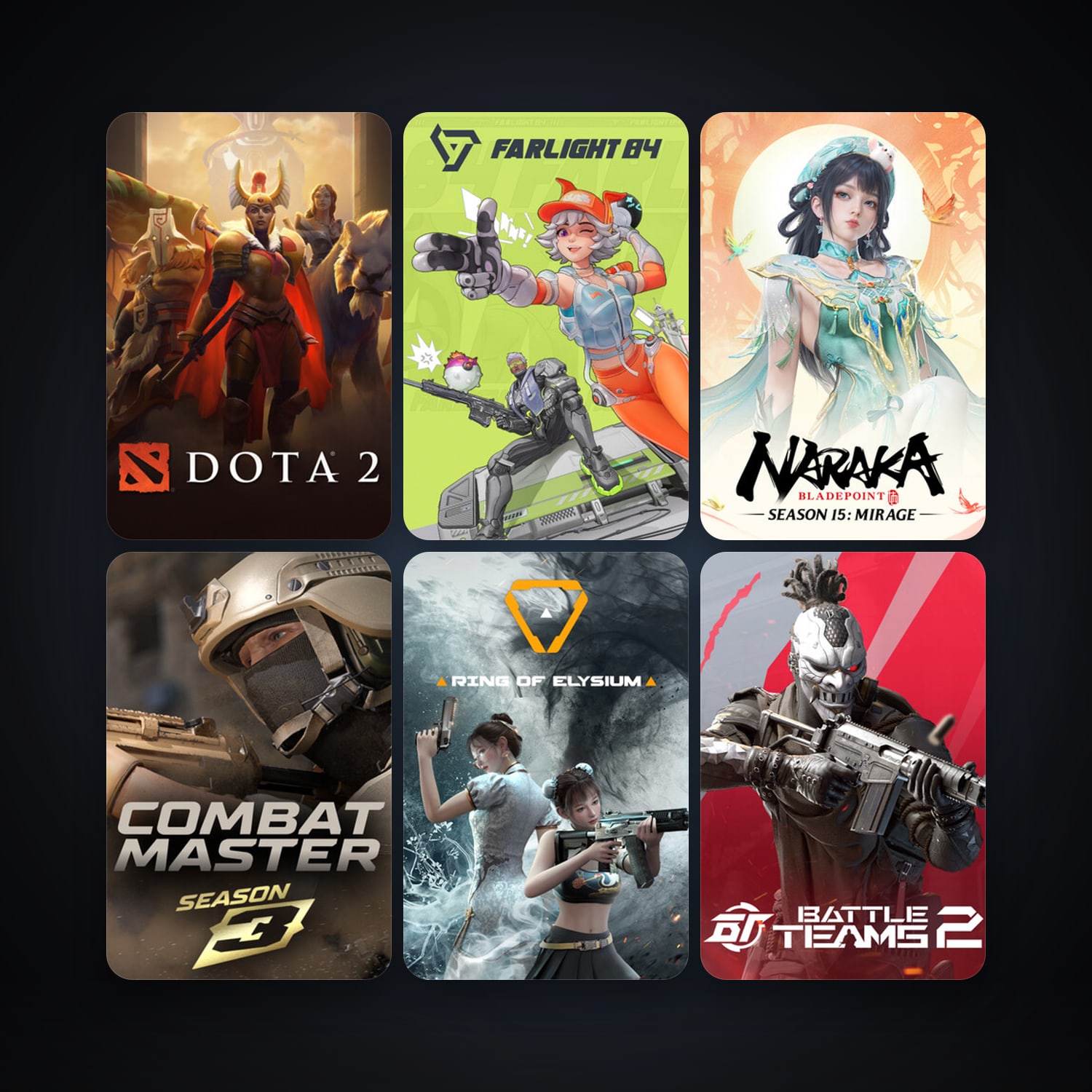 Dota 2 + Caliber, 15 games, clean — HabibiAccounts