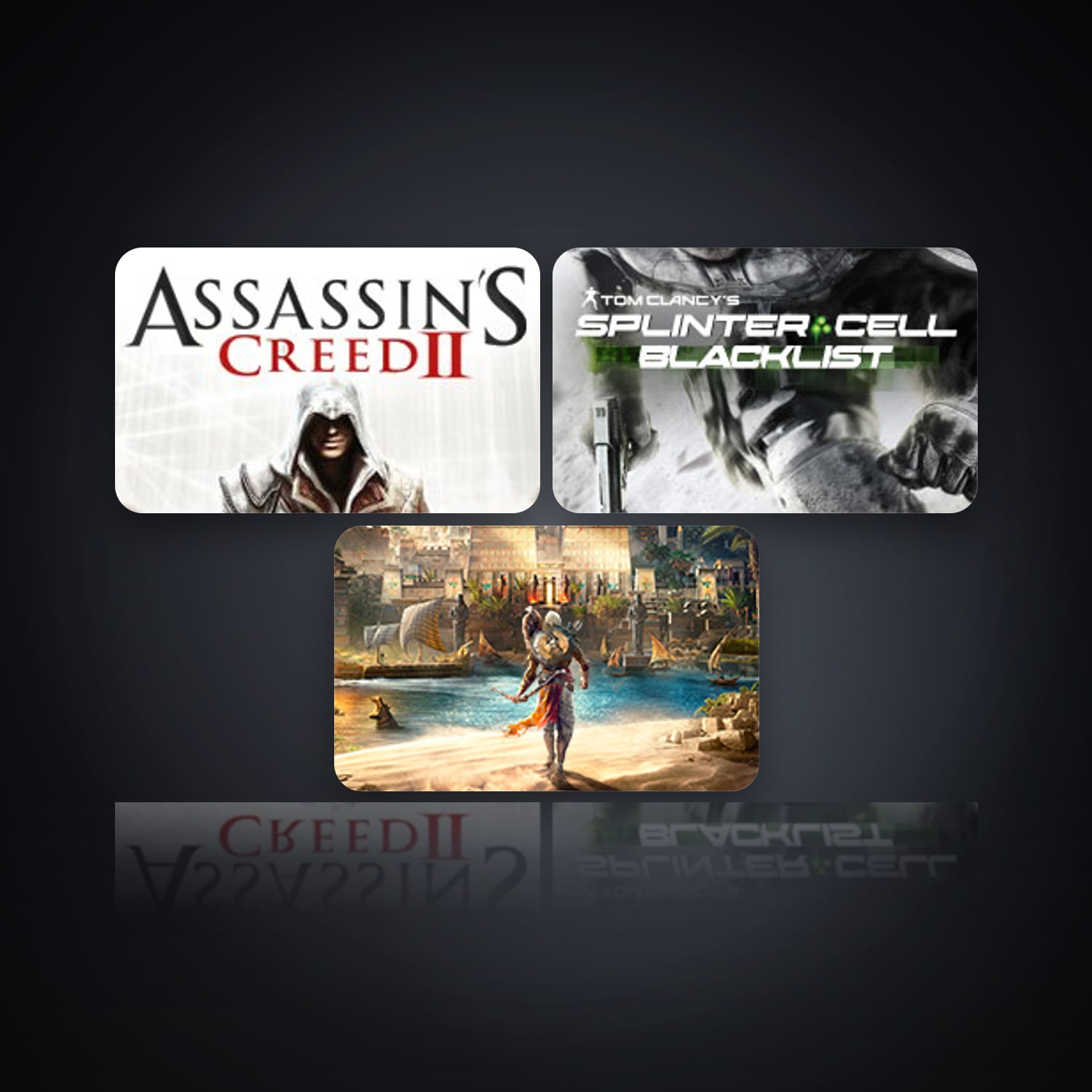 Assassin's Creed II & Tom Clancy's Splinter Cell Blacklist | 3 Games — HabibiAccounts