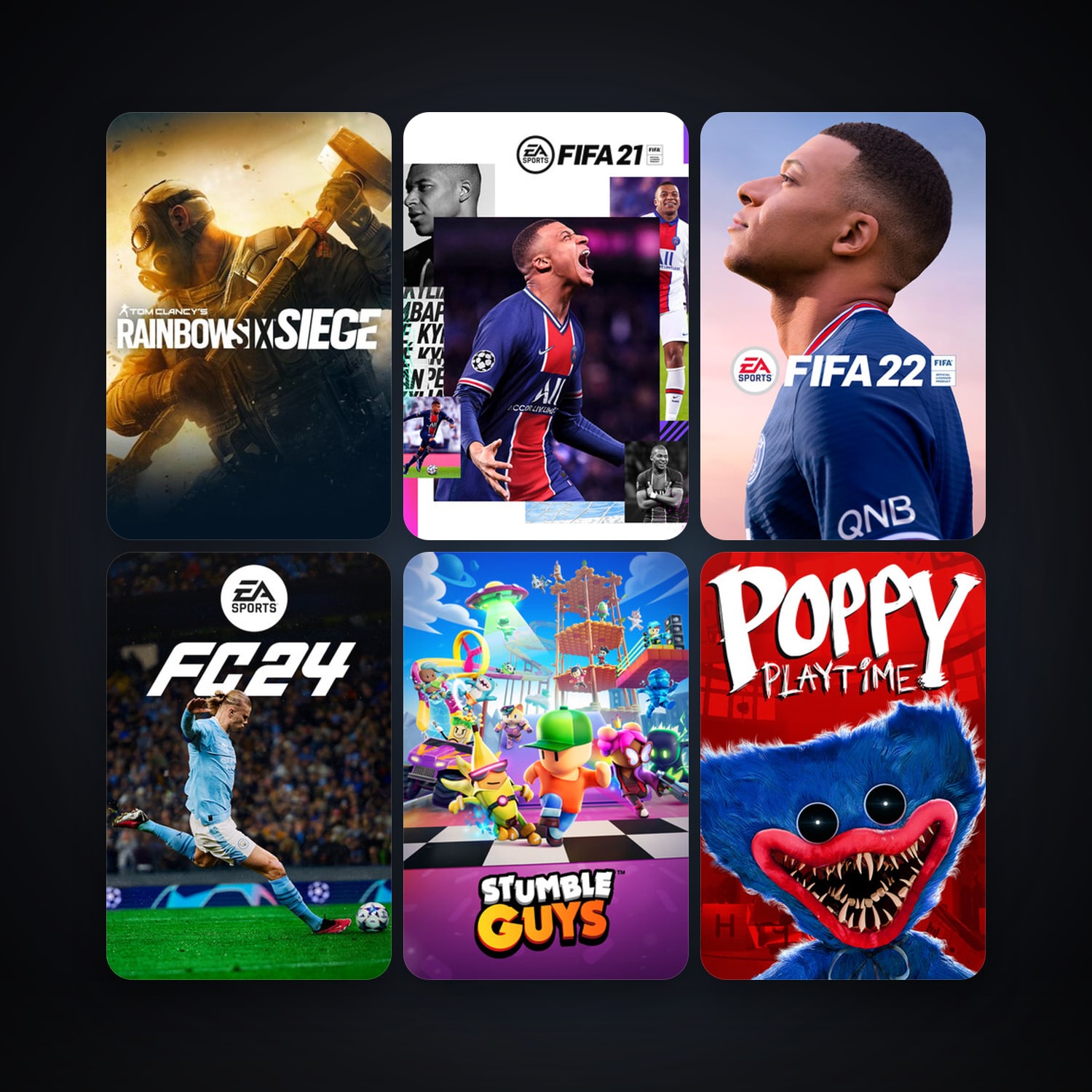 Tom Clancy's Rainbow Six Siege & EA SPORTS FIFA 21 | 15 Games | Clean — HabibiAccounts