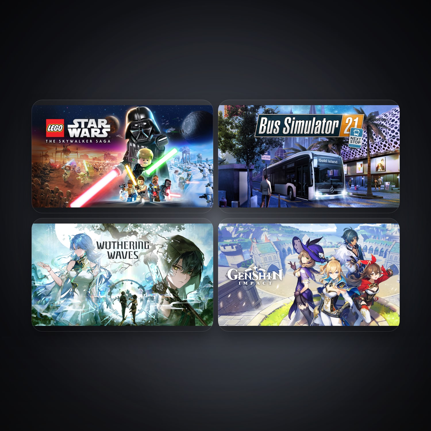 هالحساب إبك فيه LEGO Star Wars: The Skywalker Saga وBus Simulator 21 Next Stop، TH، 5 ألعاب — HabibiAccounts