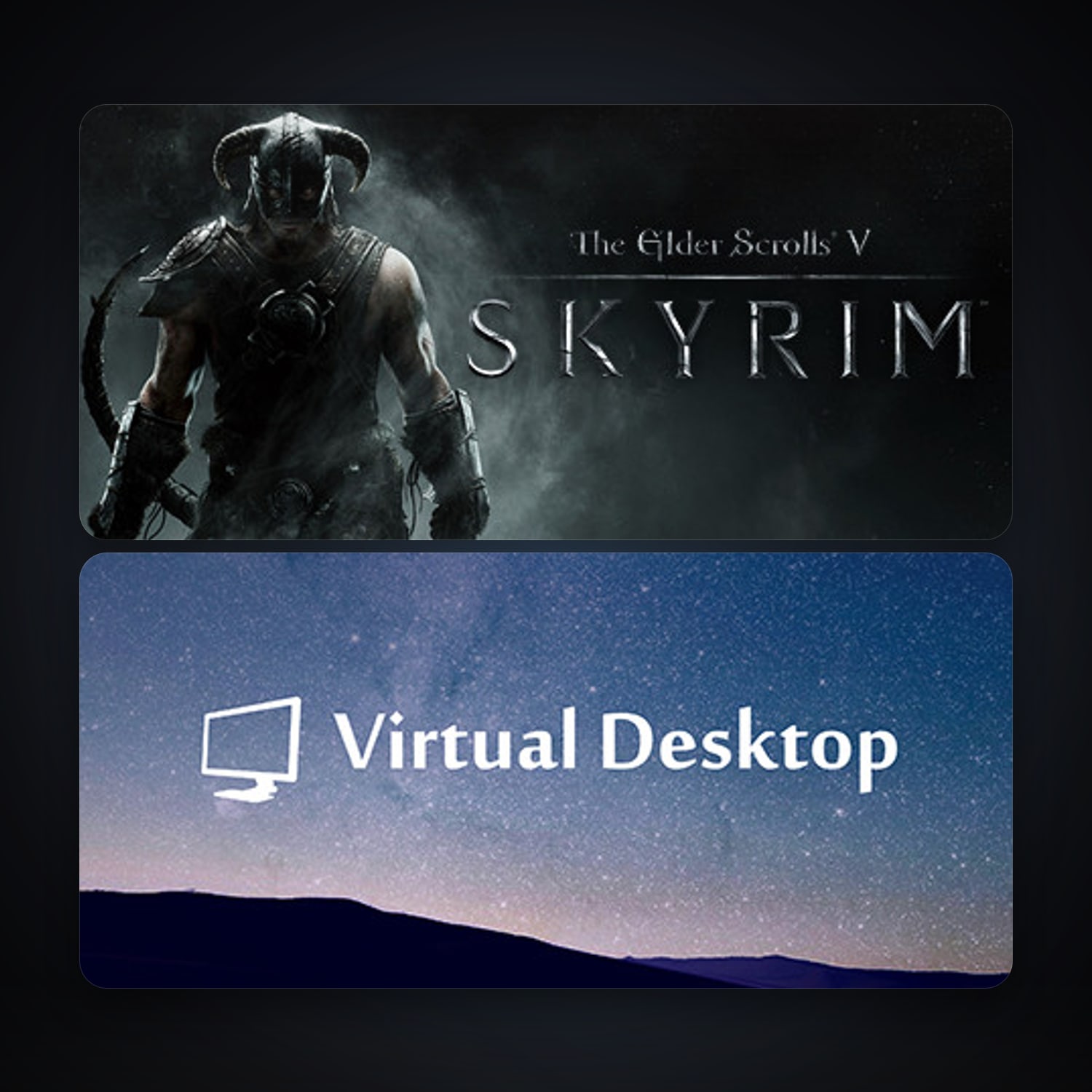 هالحساب ستيم فلين، The Elder Scrolls V: Skyrim وVirtual Desktop، 3 لعبة، صامد واضح — HabibiAccounts