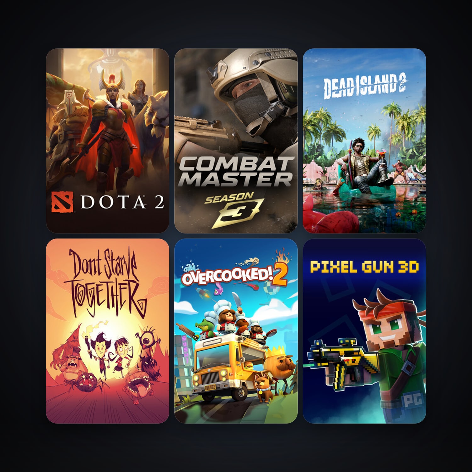 Dota 2 + Don't Starve Together, 11 games, clean — HabibiAccounts