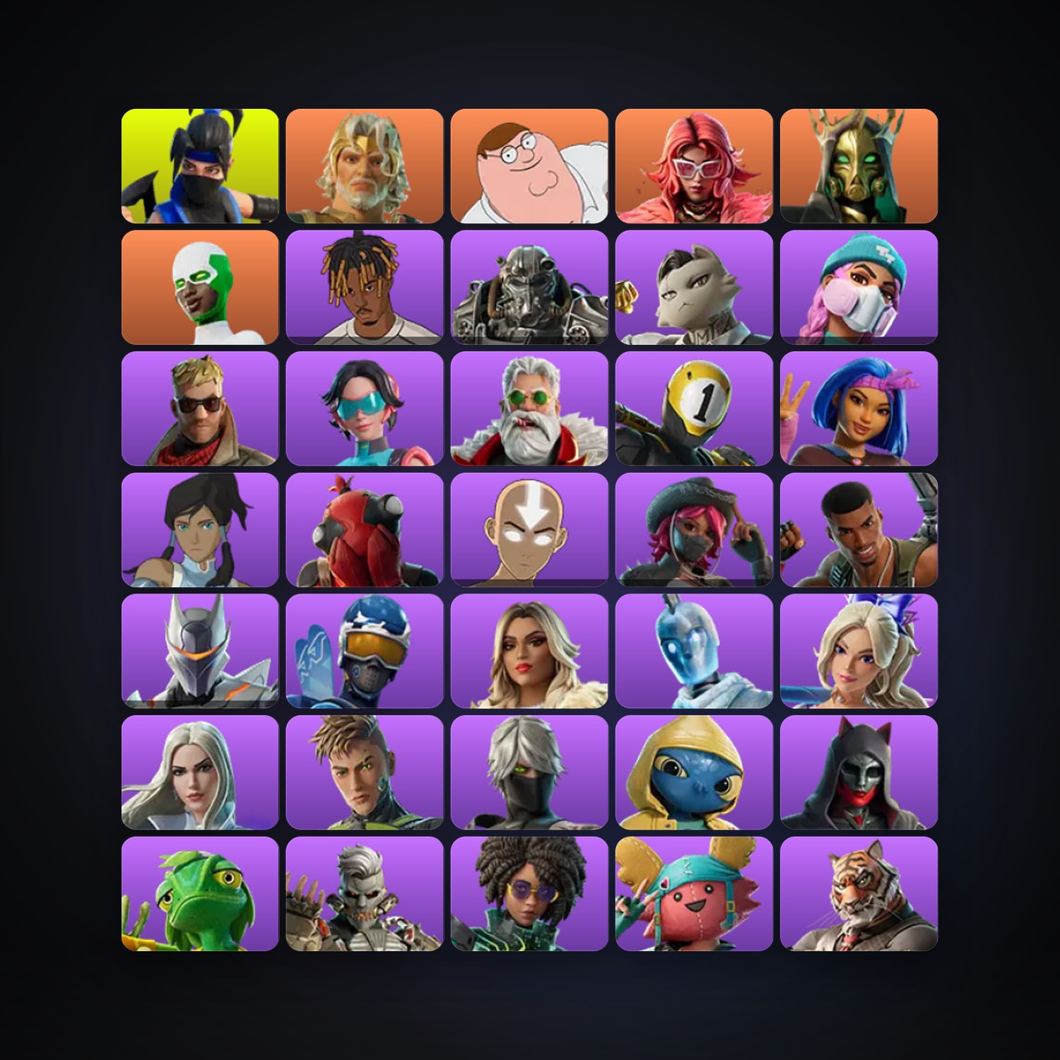 Fortnite | 129 Skins | Level 1332 | 74 Wins — HabibiAccounts