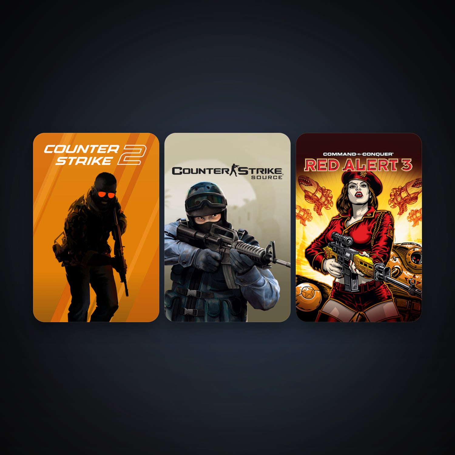 Counter-Strike: Source + CS2 Prime, 4 games, clean — HabibiAccounts