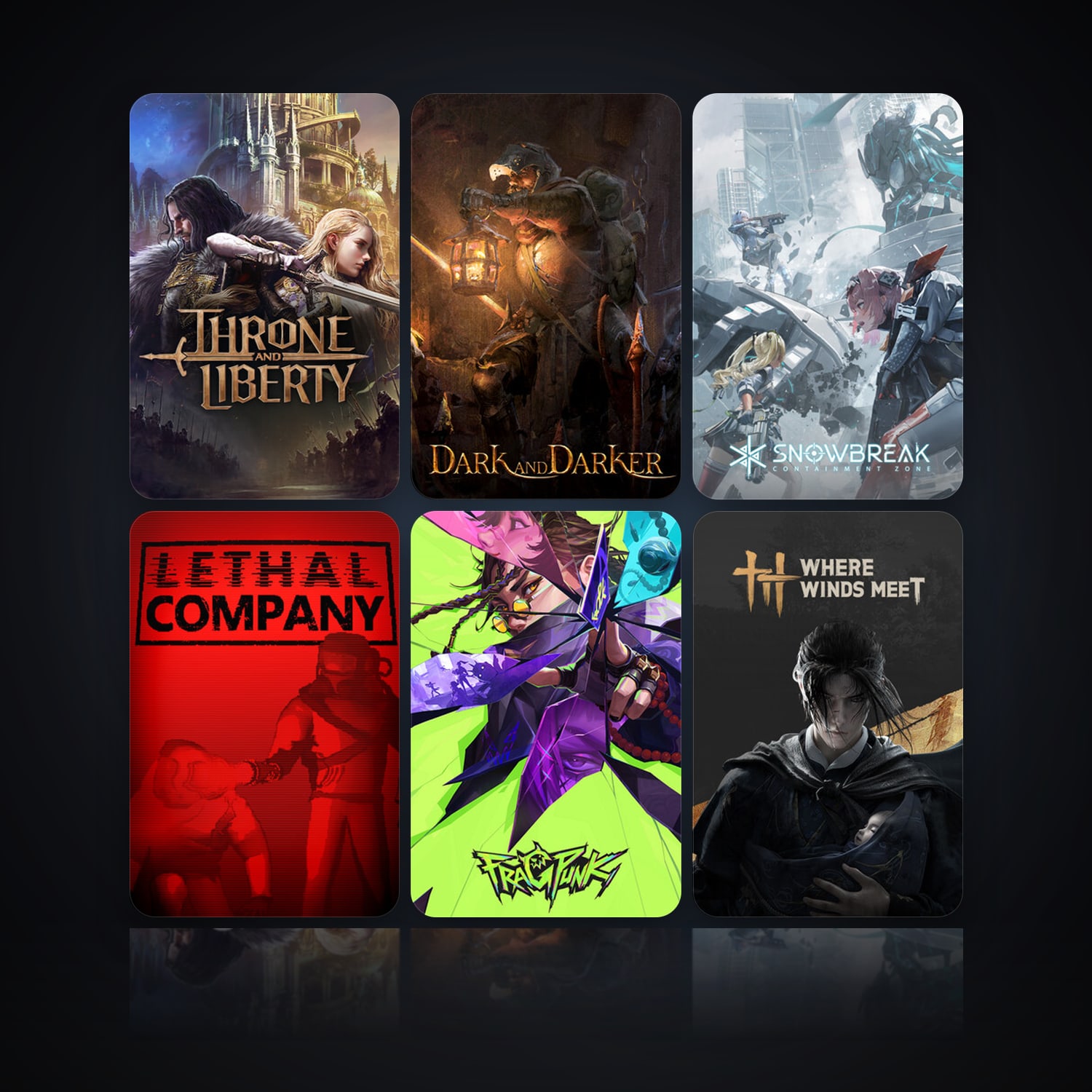 THRONE AND LIBERTY & Dark and Darker | 10 Games | Clean — HabibiAccounts
