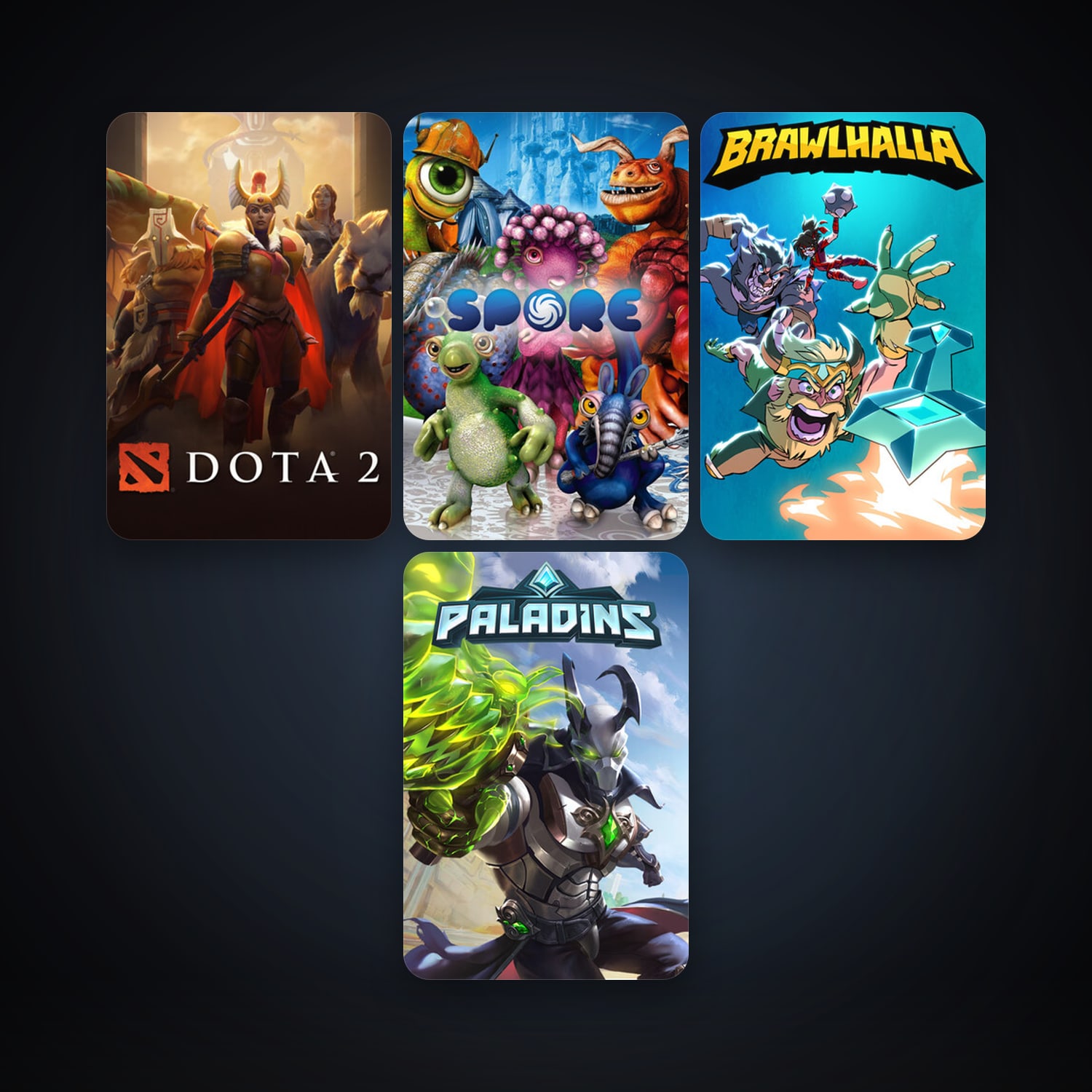 Dota 2 + SPORE, 6 games, clean — HabibiAccounts