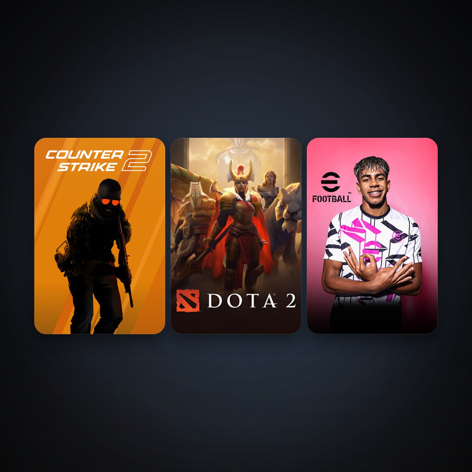 Dota 2 + CS2 Prime, 4 games, clean — HabibiAccounts