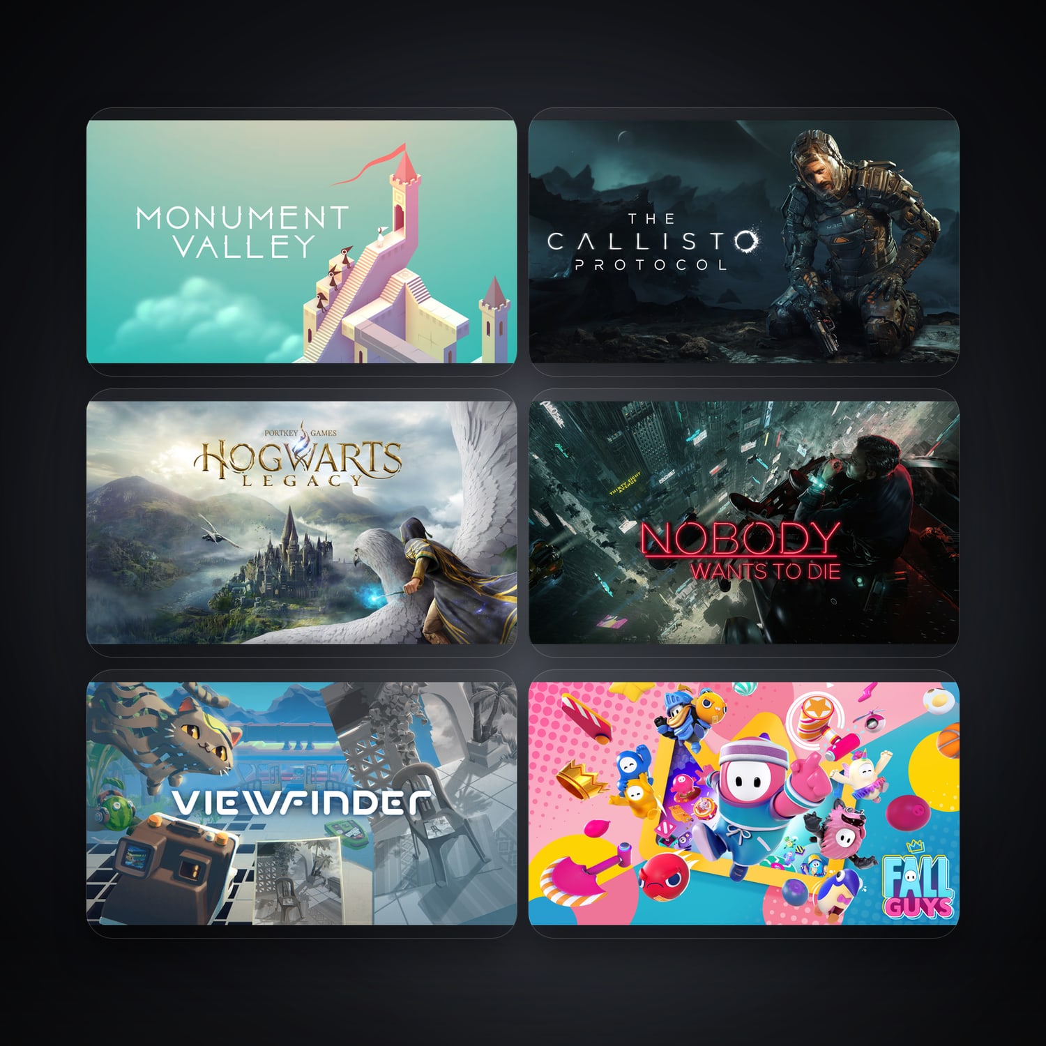 Monument Valley & The Callisto Protocol | 30 Games — HabibiAccounts