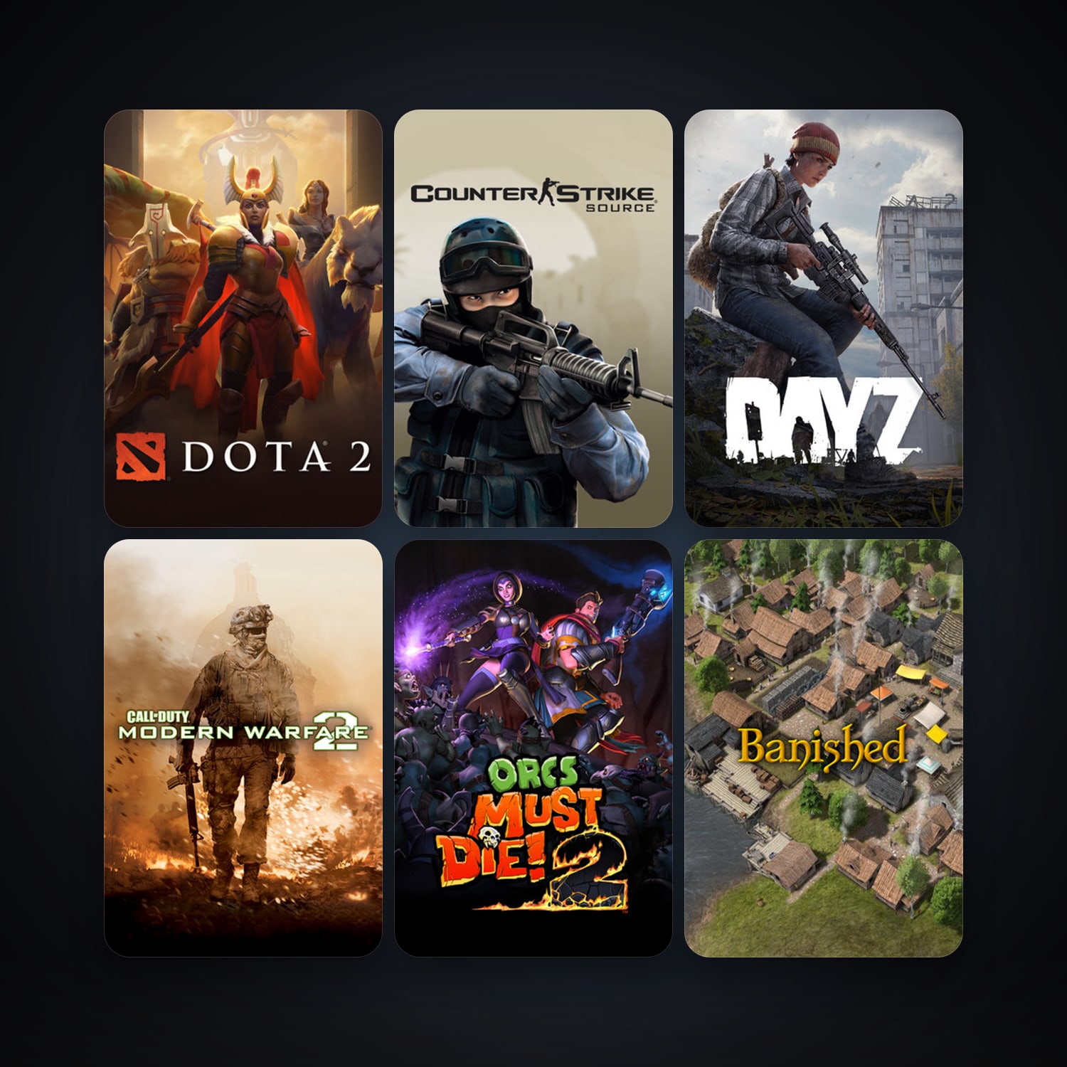 Counter-Strike: Source + Day of Defeat: Source, 20 games, Steam 10, clean — HabibiAccounts