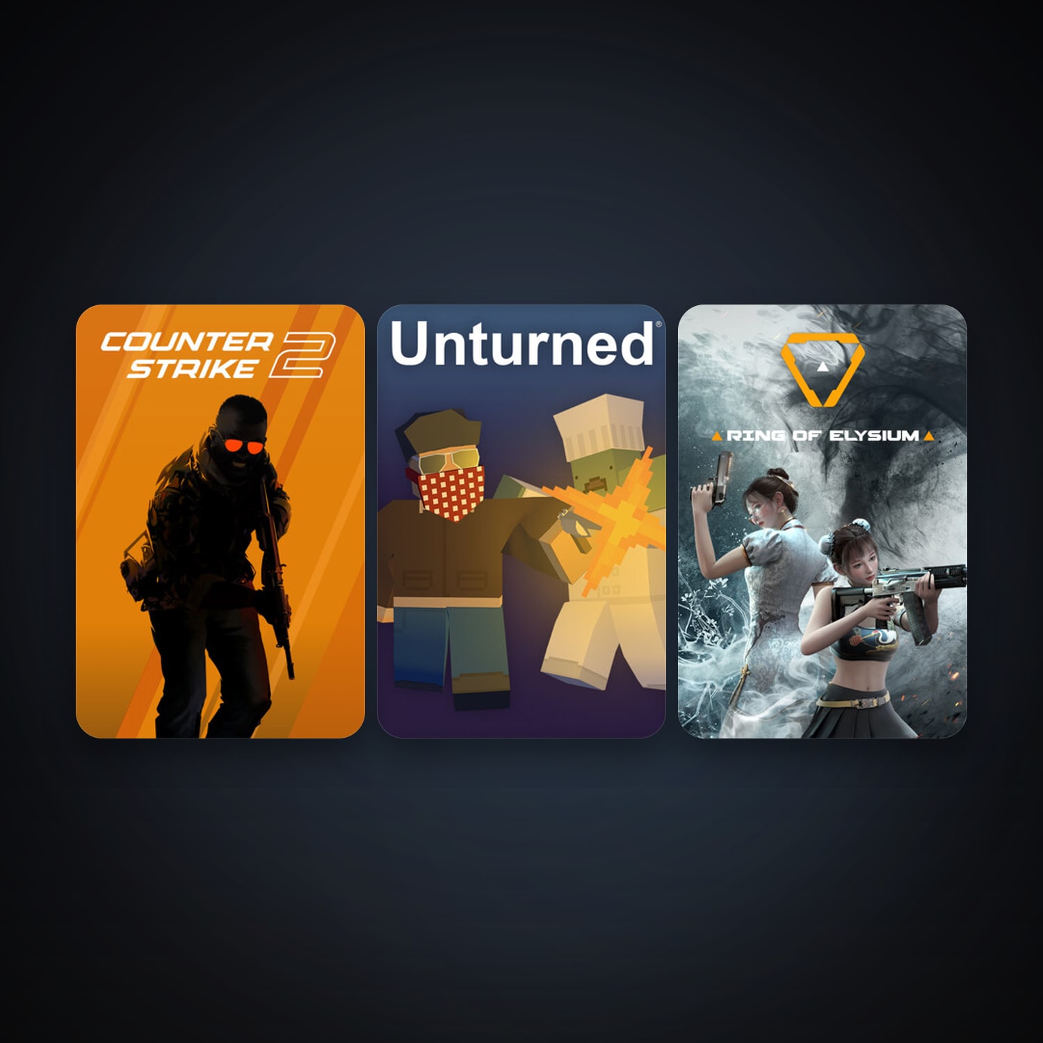 CS2 Prime + Unturned, 4 games, clean — HabibiAccounts