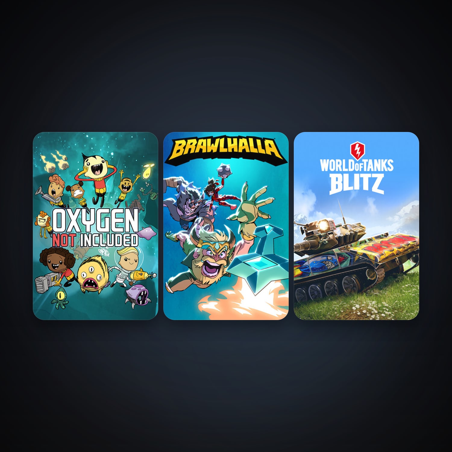 Brawlhalla + World of Tanks Blitz, 4 games, clean — HabibiAccounts