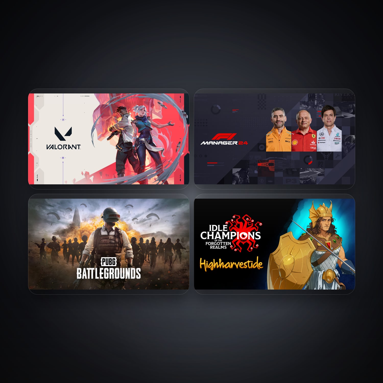 VALORANT & F1 Manager 2024 | 4 Games — HabibiAccounts