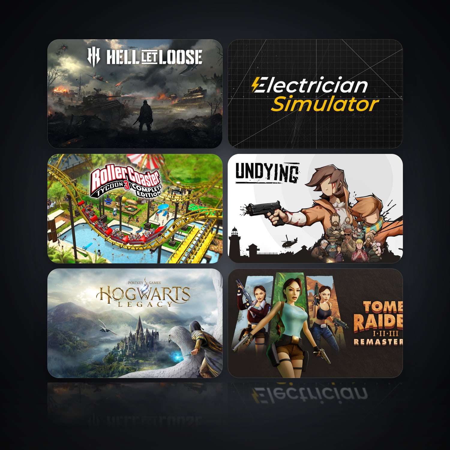 Hell Let Loose & Electrician Simulator | 13 Games — HabibiAccounts