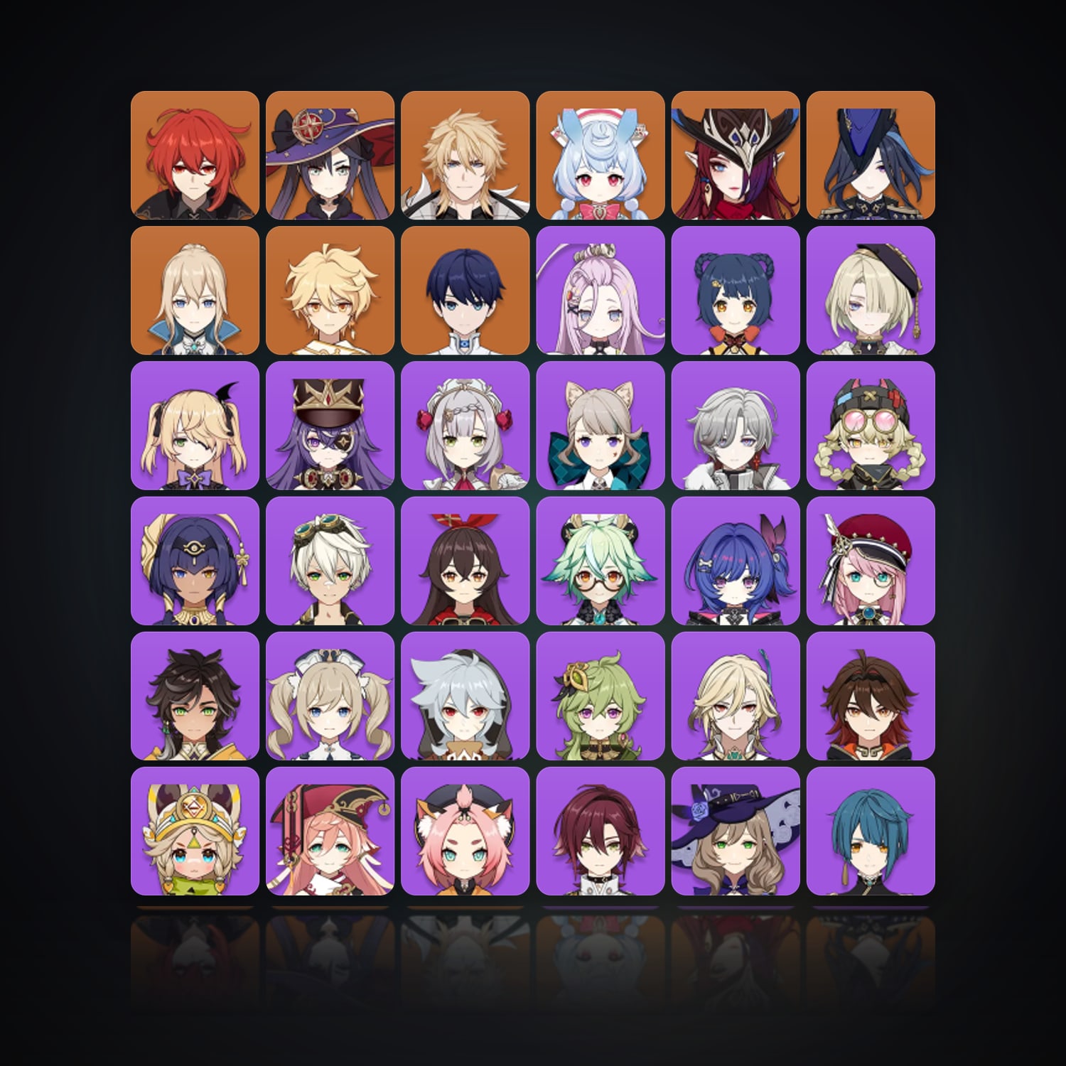 Genshin Impact | AR 56 | 42 Chars | 7× 5★ — HabibiAccounts