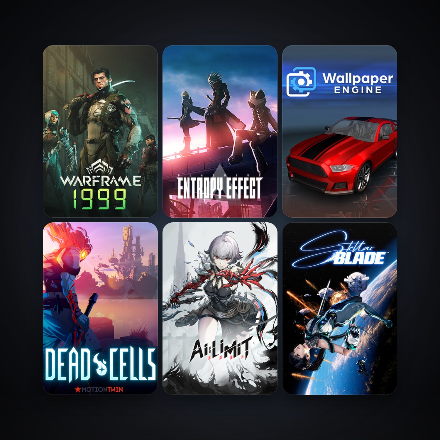 Warframe + Wallpaper Engine, 33 games, clean — HabibiAccounts