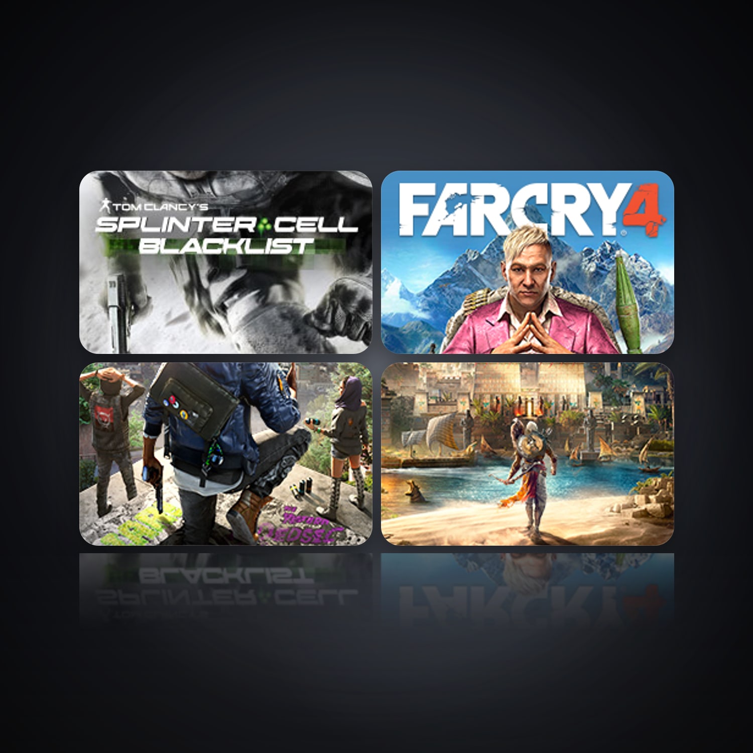 Tom Clancy's Splinter Cell Blacklist & Far Cry 4 | 4 Games — HabibiAccounts