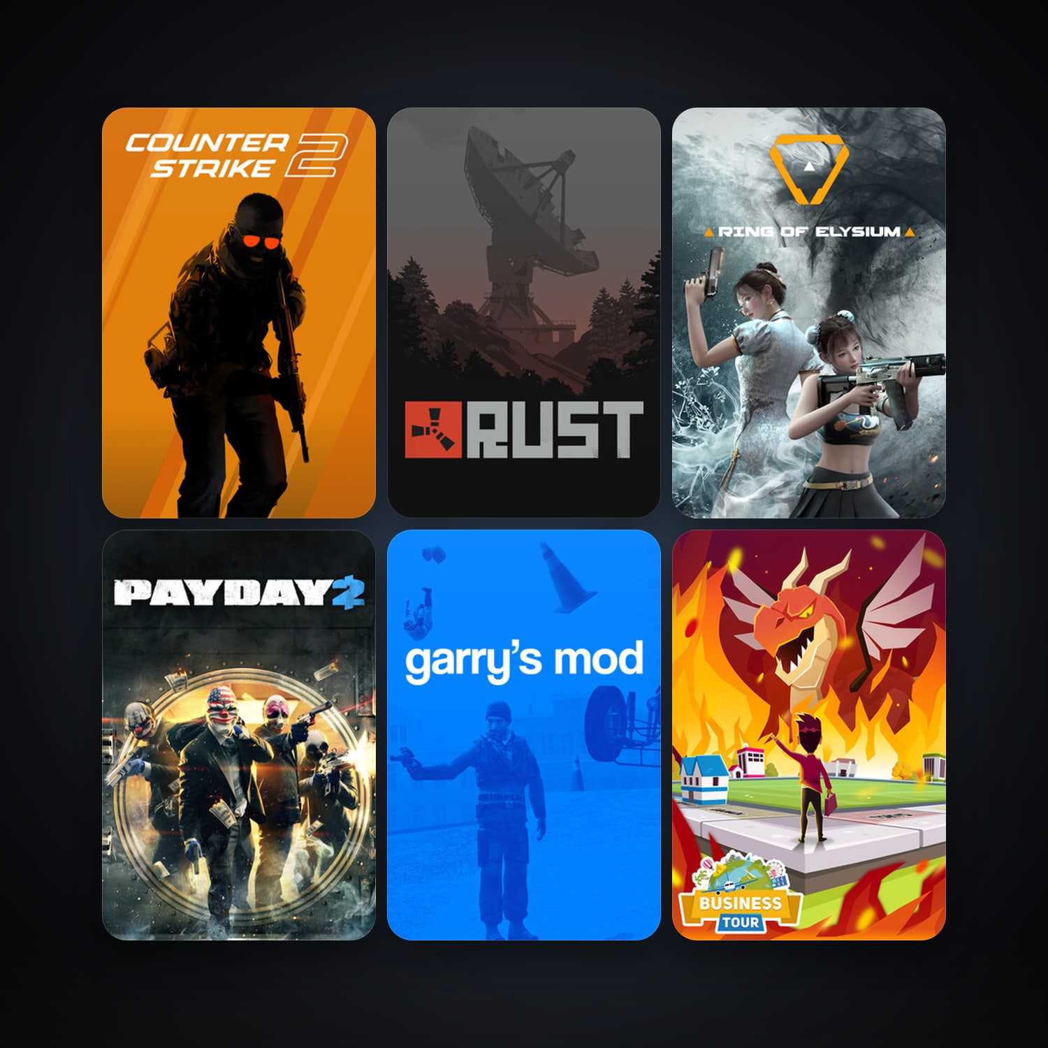 CS2 Prime + Garry's Mod, 22 games, Steam 14, clean — HabibiAccounts