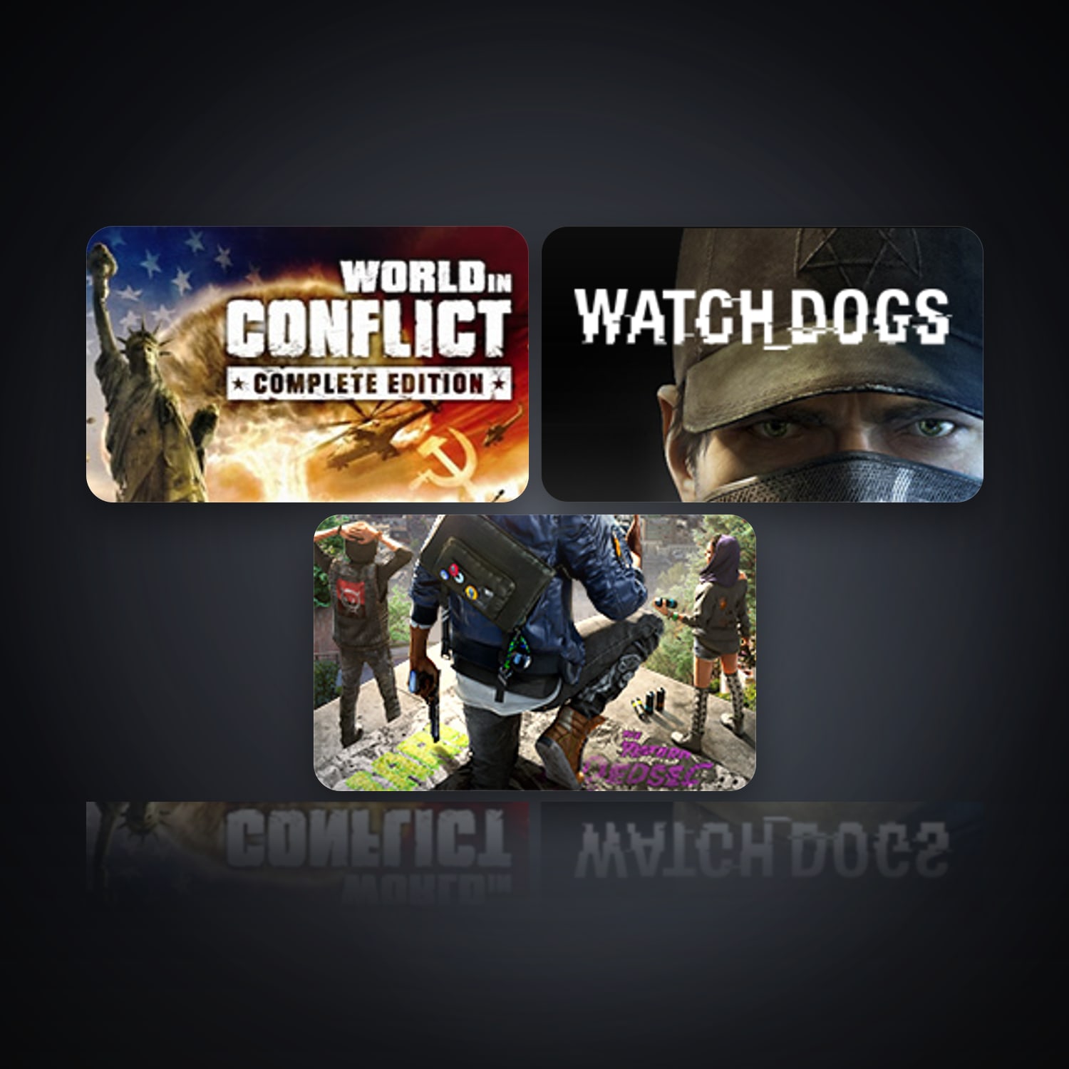 World In Conflict & Watch_Dogs | 3 Games — HabibiAccounts