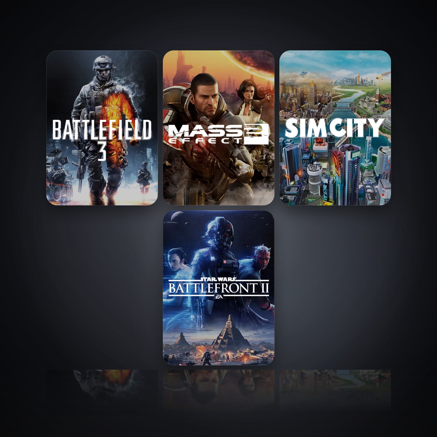 Battlefield 3 & Mass Effect 2 (2010) | 4 Games — HabibiAccounts