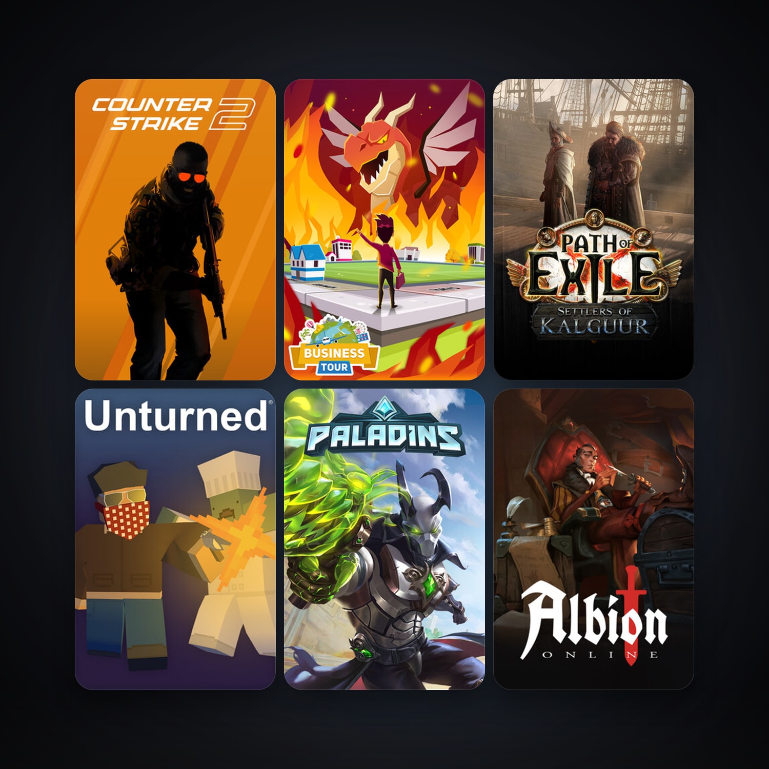CS2 Prime + Path of Exile, 10 games, clean — HabibiAccounts