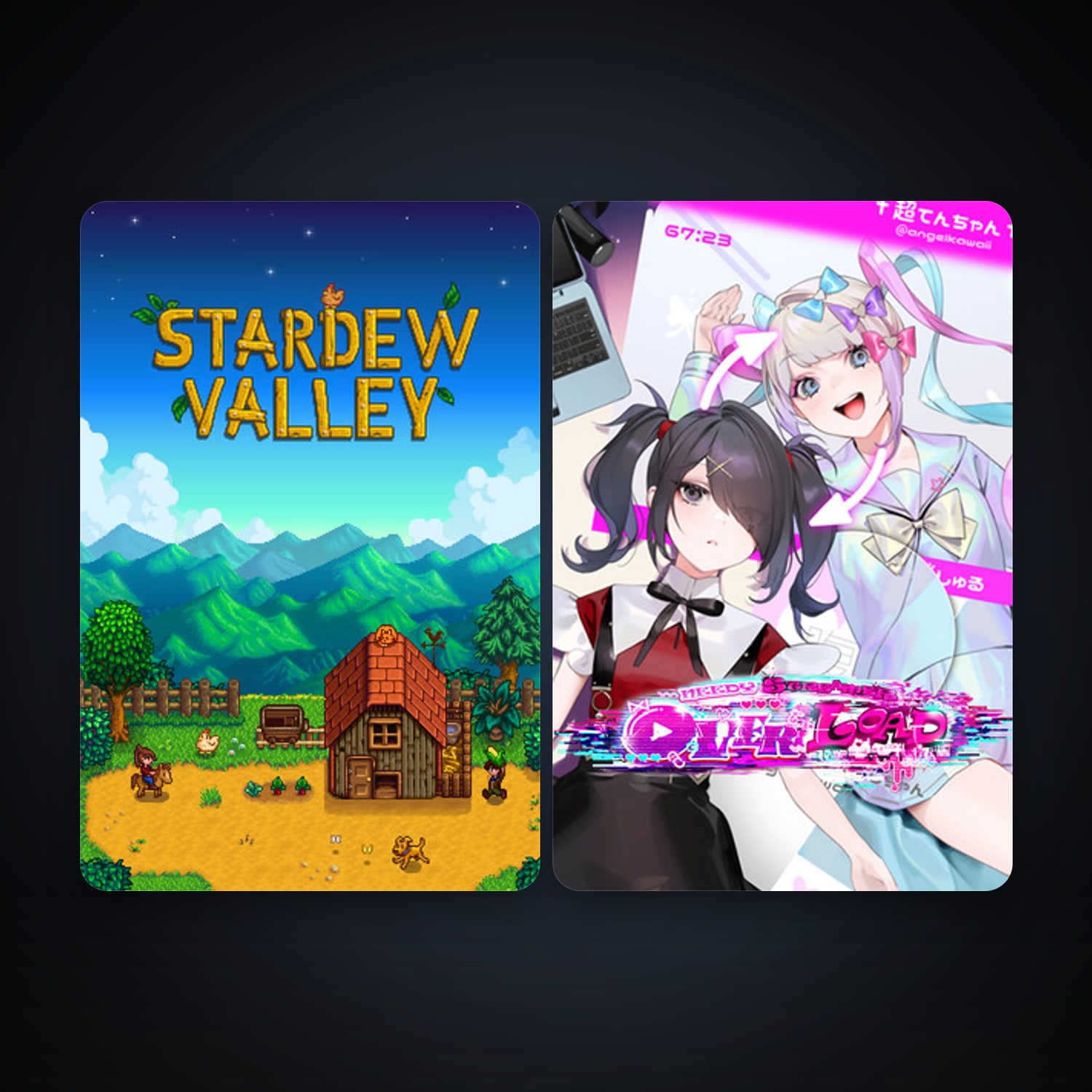 Stardew Valley + NEEDY GIRL OVERDOSE, 3 games, clean — HabibiAccounts