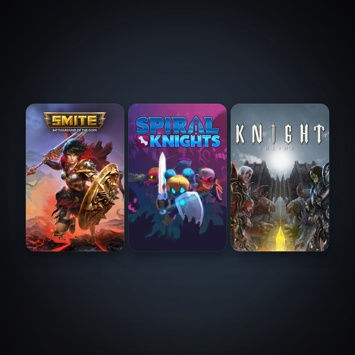 Spiral Knights + SMITE, 22 games, clean — HabibiAccounts