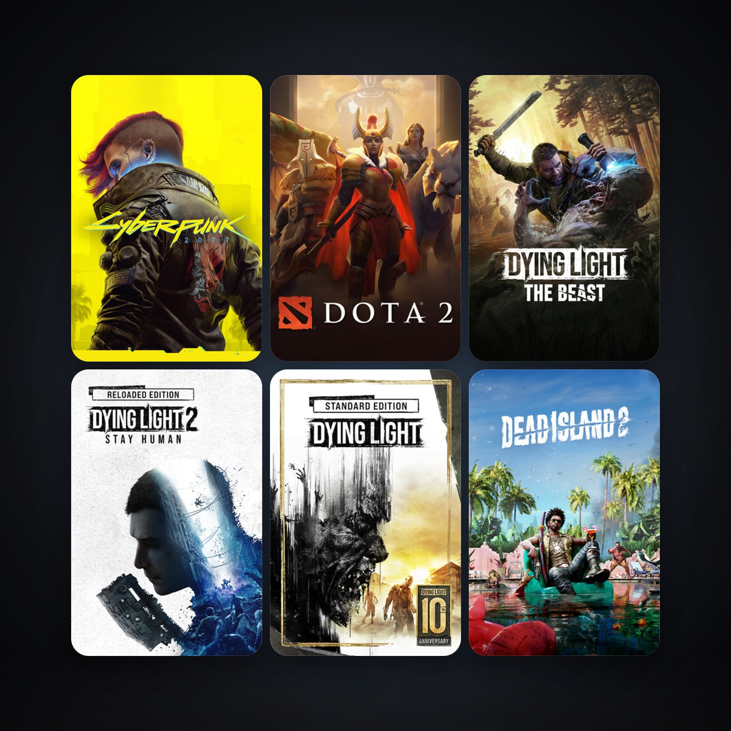 Dota 2 + Dying Light, 11 games, clean — HabibiAccounts