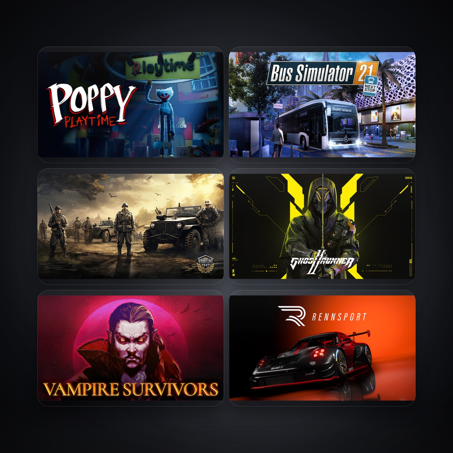 Poppy Playtime & Bus Simulator 21 Next Stop | 13 Games — HabibiAccounts