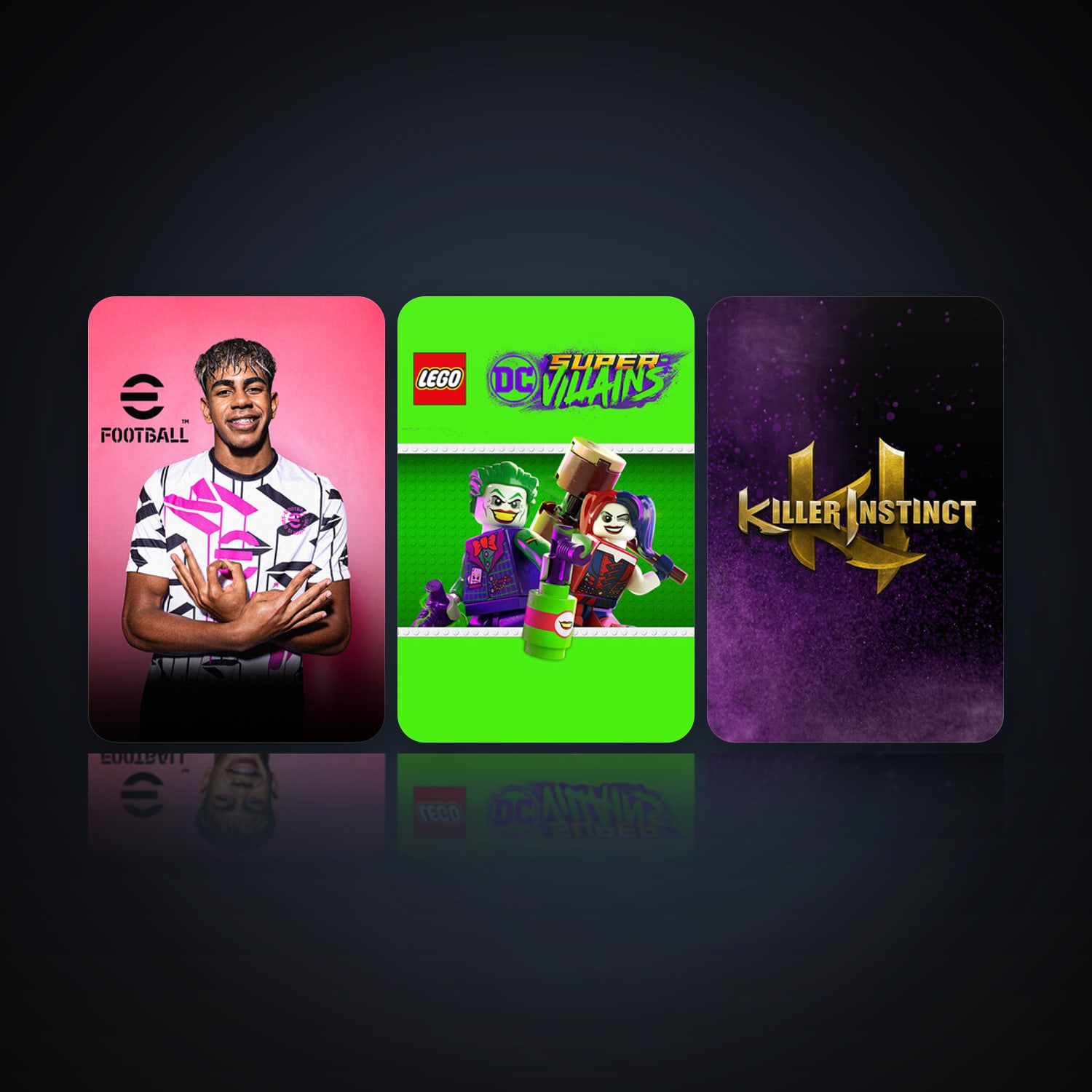 eFootball 2024 & LEGO DC Super-Villains | Clean — HabibiAccounts