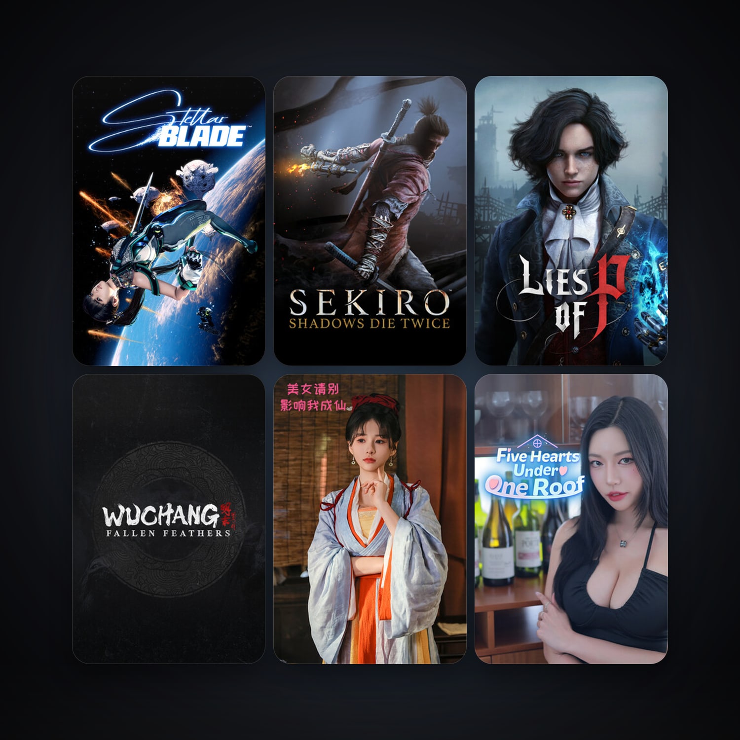 Sekiro: Shadows Die Twice + Lies of P, 32 games, clean — HabibiAccounts